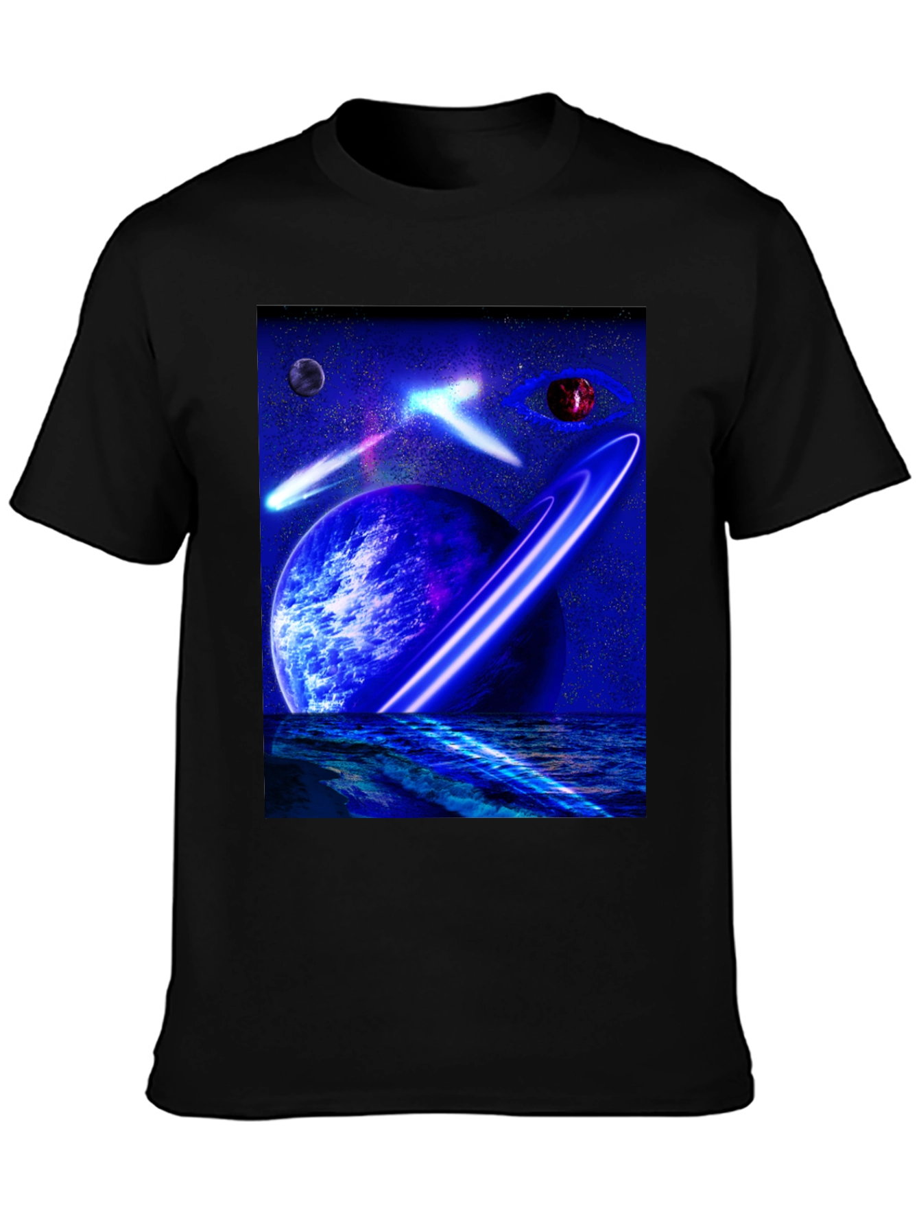 Cosmic Planet T-Shirt - Sci-Fi Graphic Tee
