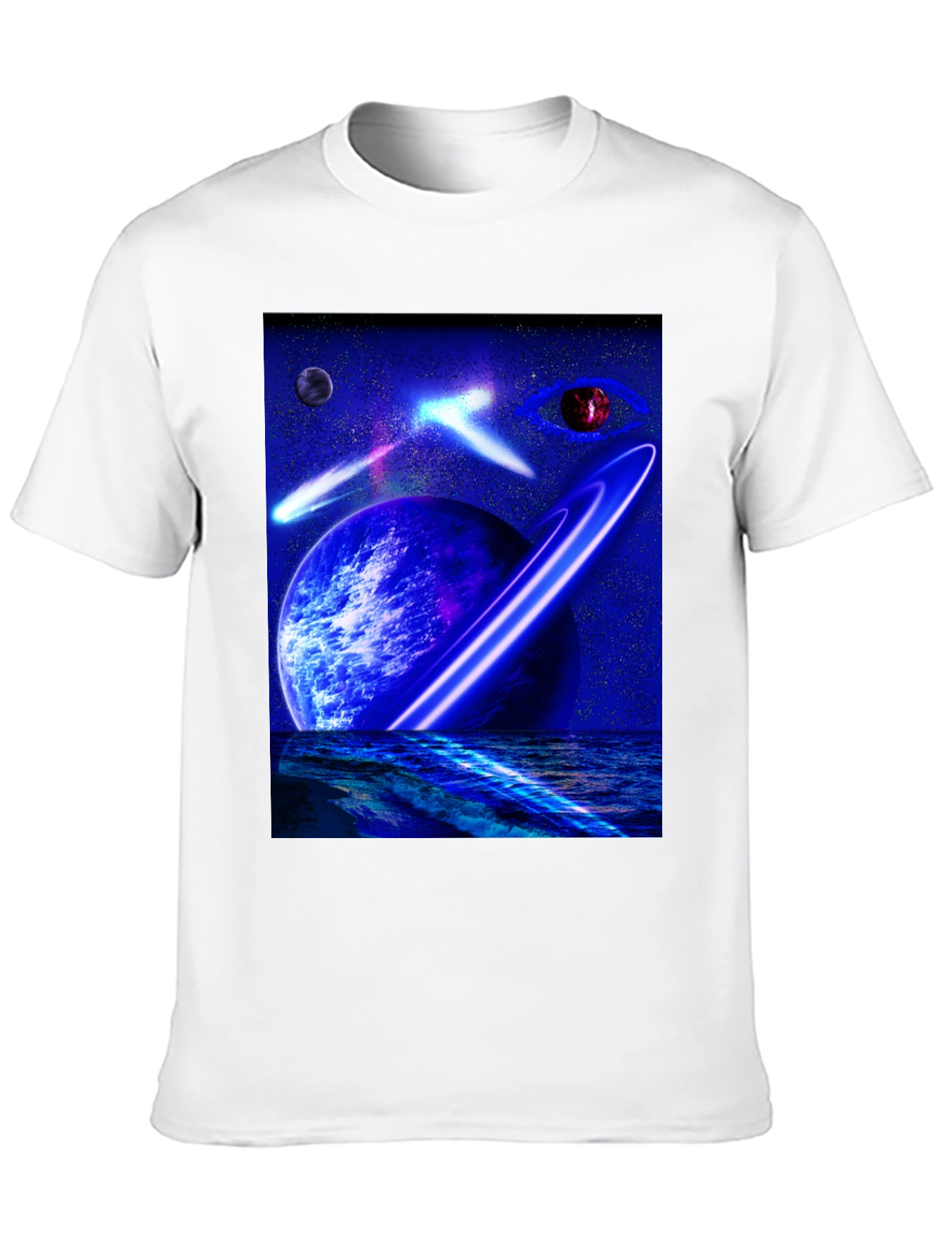 Cosmic Planet T-Shirt - Sci-Fi Graphic Tee