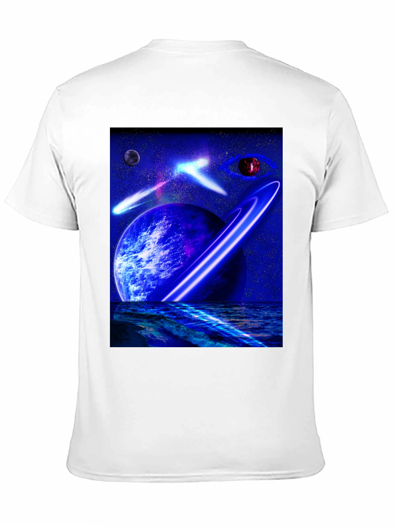 Cosmic Planet T-Shirt - Sci-Fi Graphic Tee