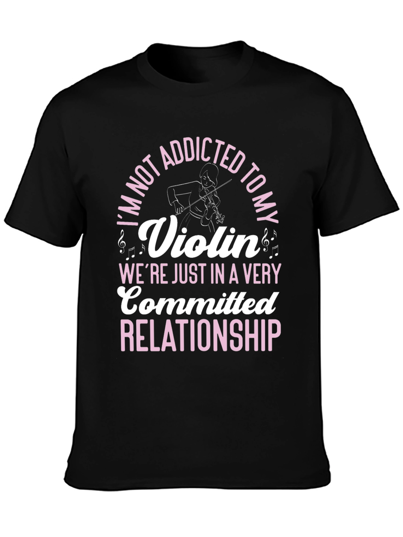Addicted to My Violin Funny T-Shirt