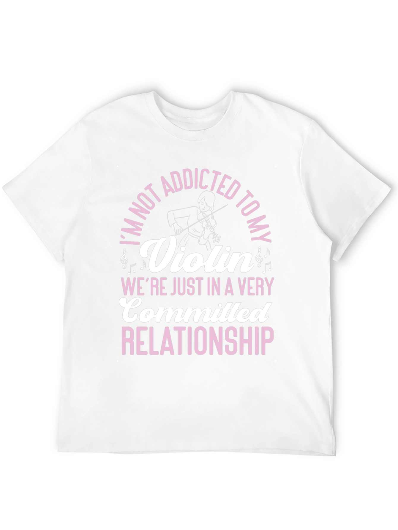 Addicted to My Violin Funny T-Shirt