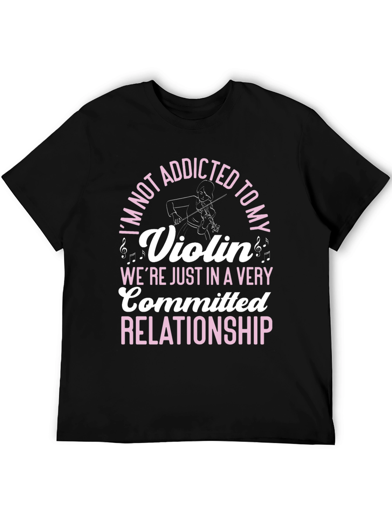 Addicted to My Violin Funny T-Shirt