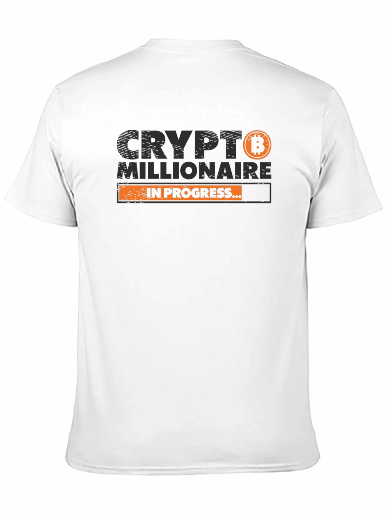 Crypto Millionaire in Progress T-Shirt - Black