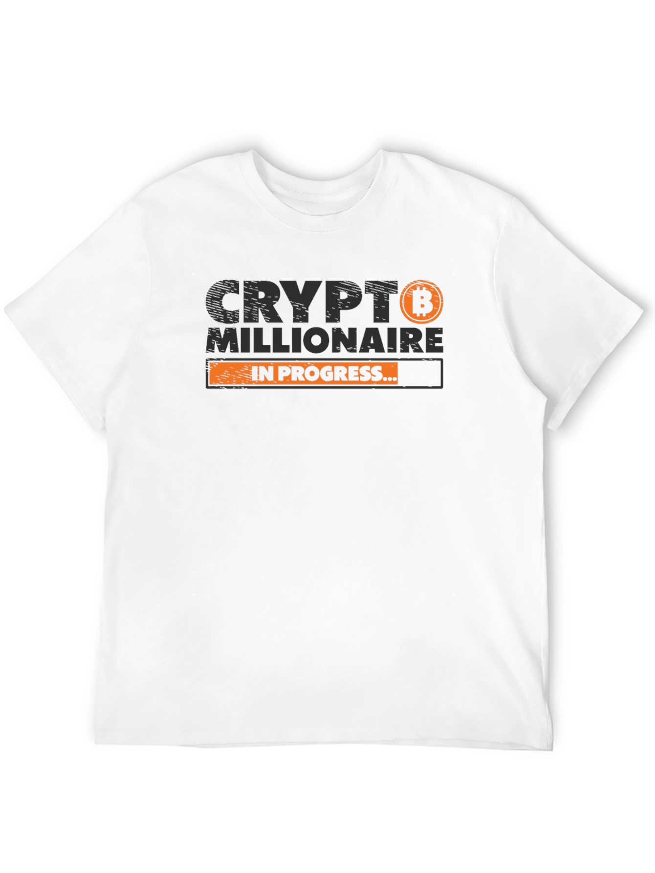 Crypto Millionaire in Progress T-Shirt - Black