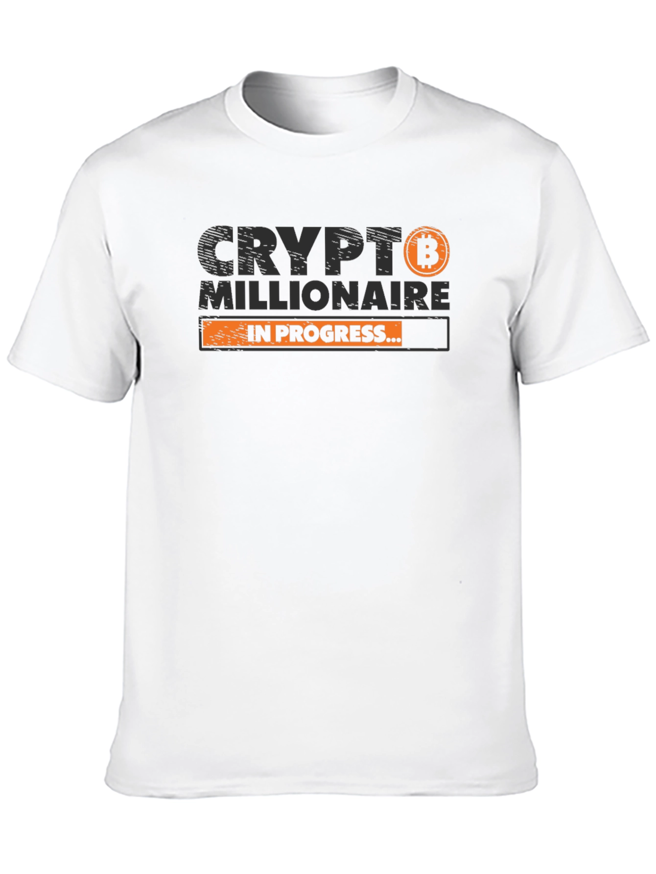 Crypto Millionaire in Progress T-Shirt - Black