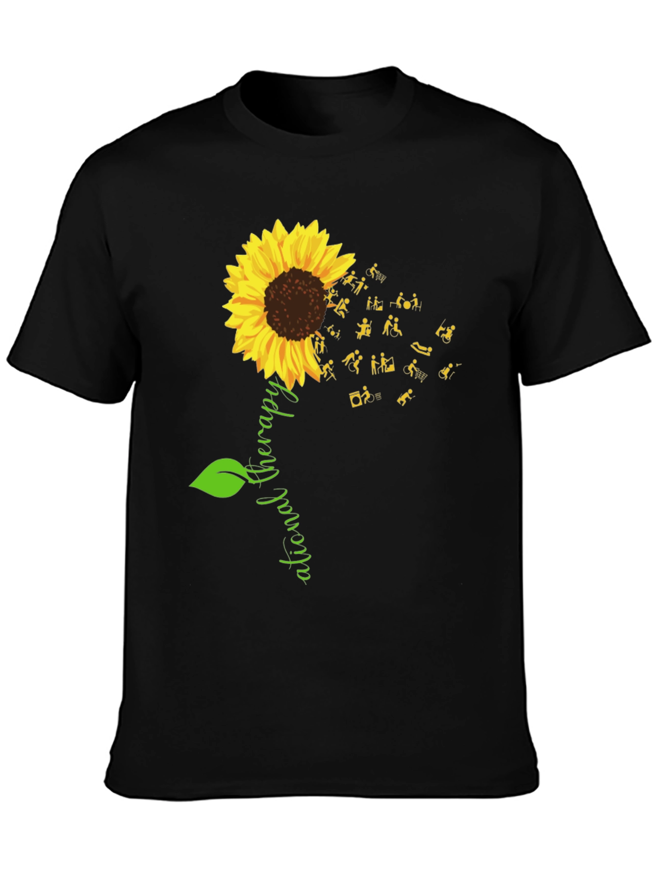 Occupational Therapy Sunflower Graphic T-Shirt
