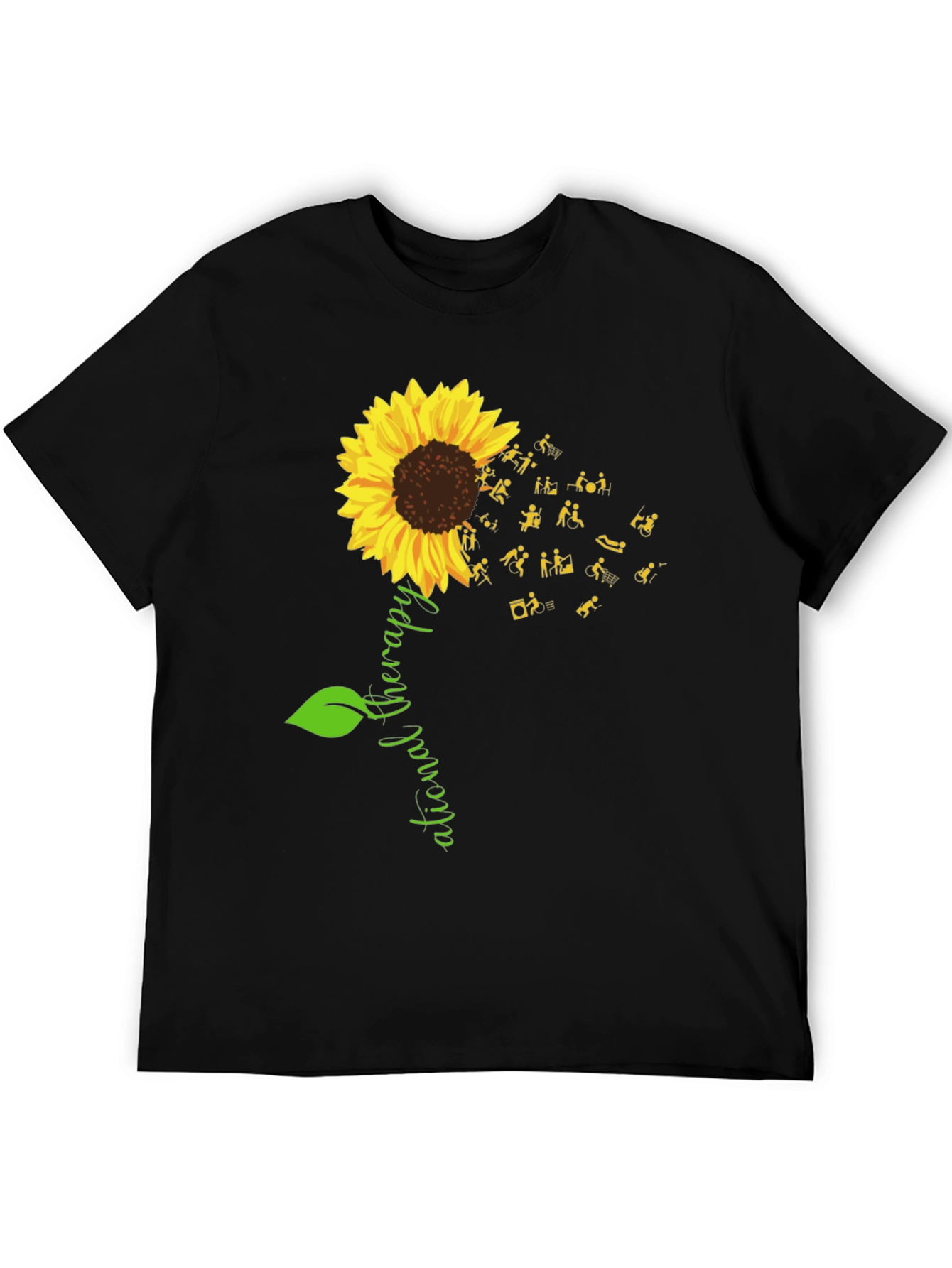 Occupational Therapy Sunflower Graphic T-Shirt