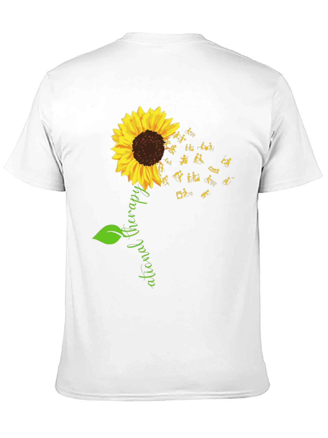 Occupational Therapy Sunflower Graphic T-Shirt