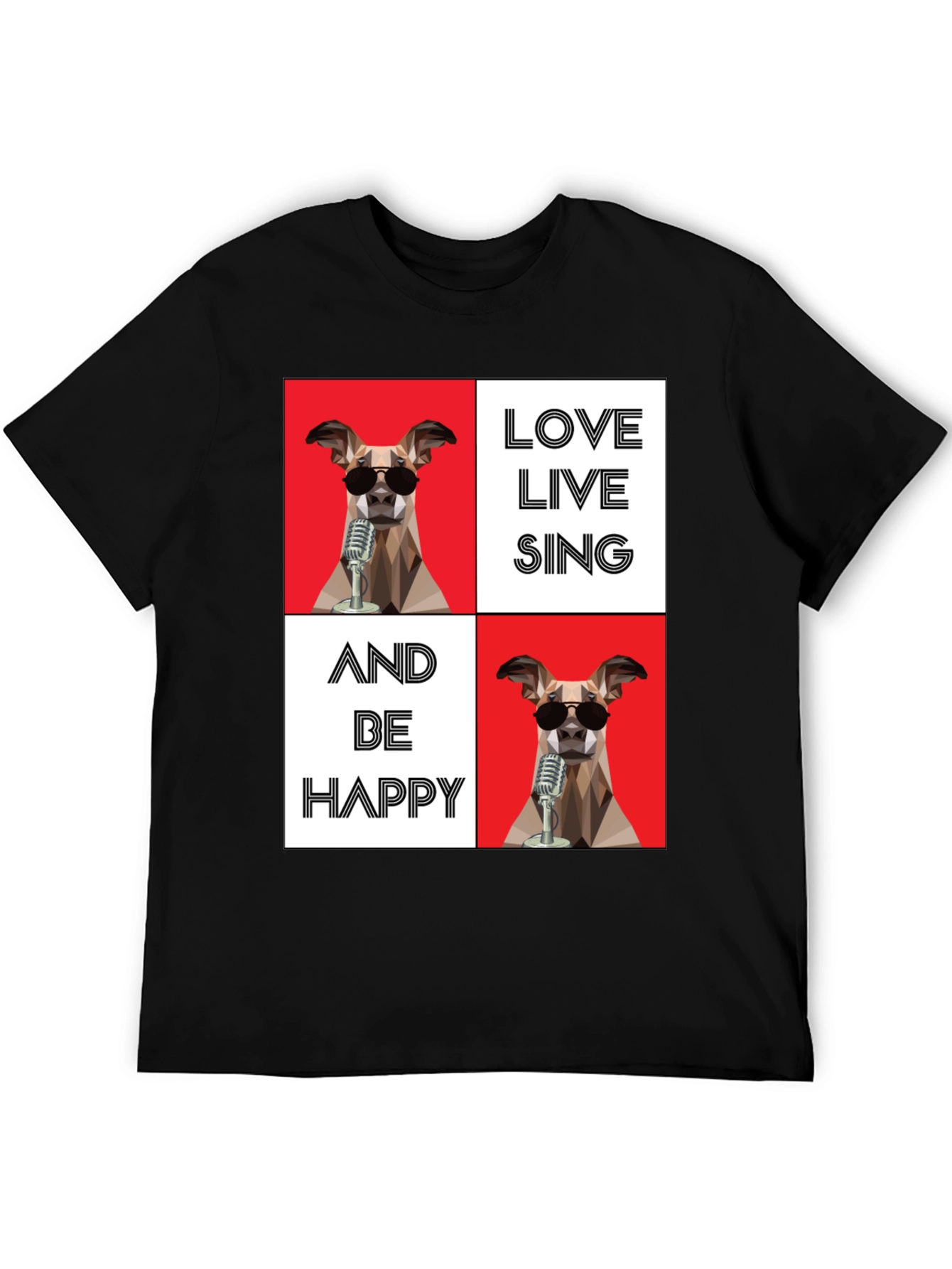 Love Live Sing Dog Graphic Tee