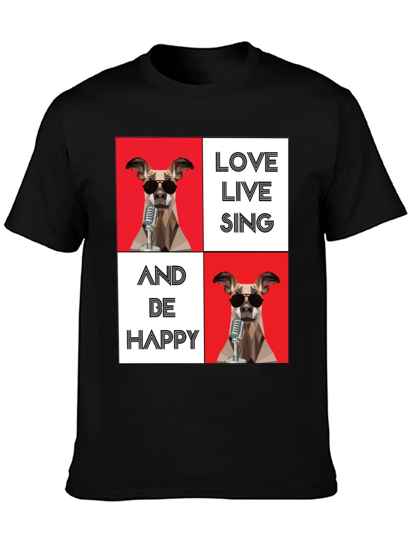 Love Live Sing Dog Graphic Tee