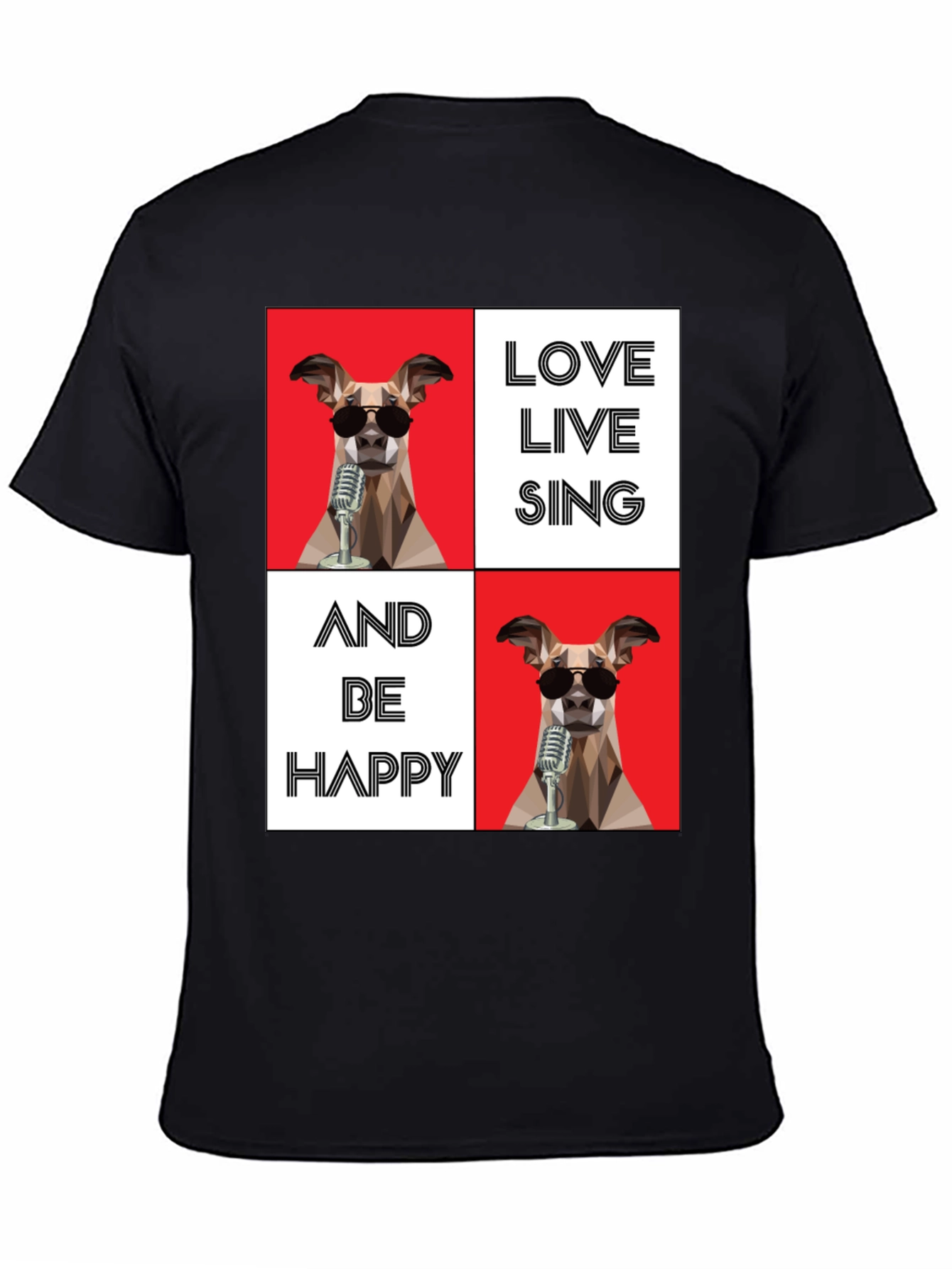 Love Live Sing Dog Graphic Tee