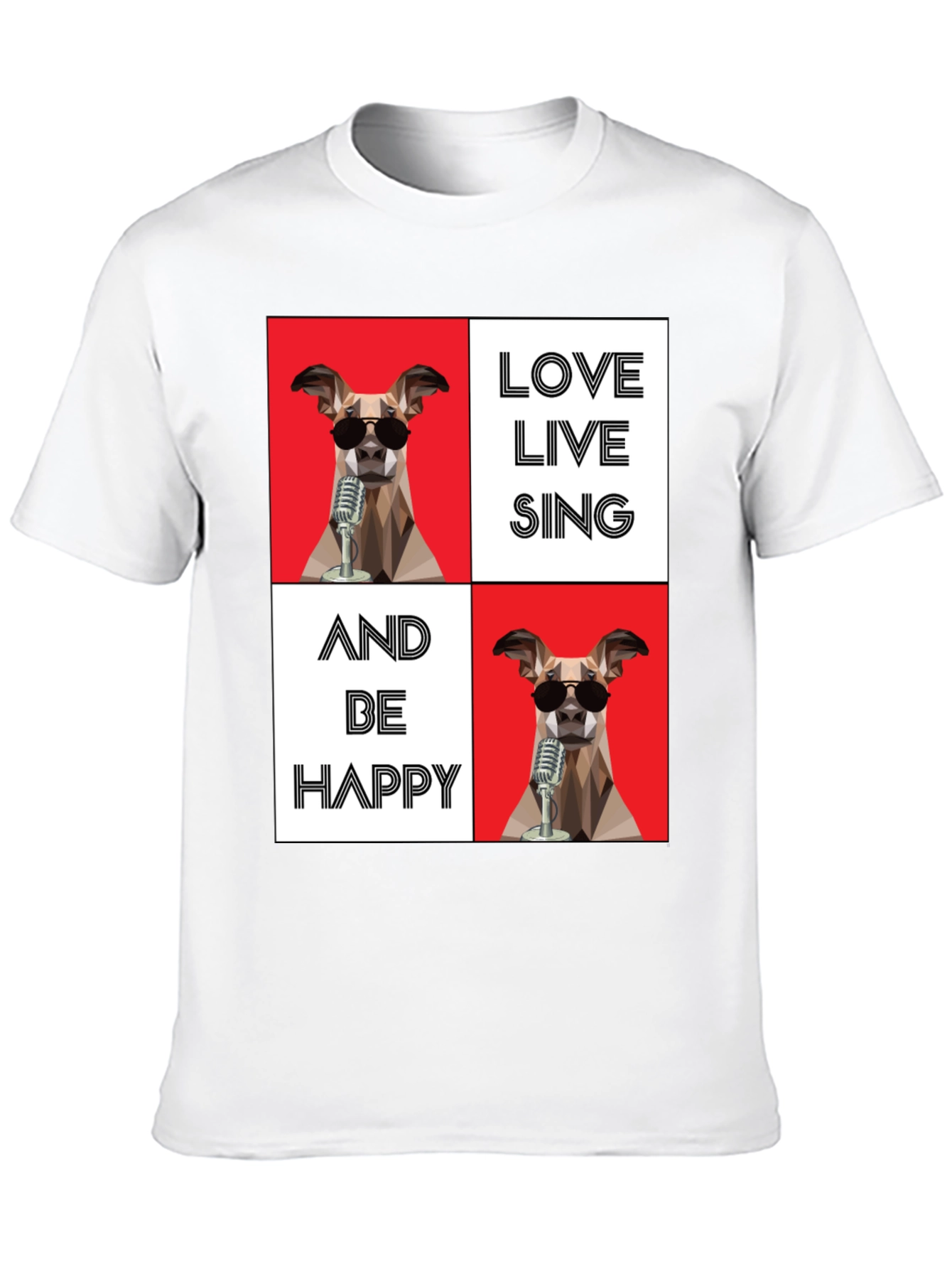 Love Live Sing Dog Graphic Tee