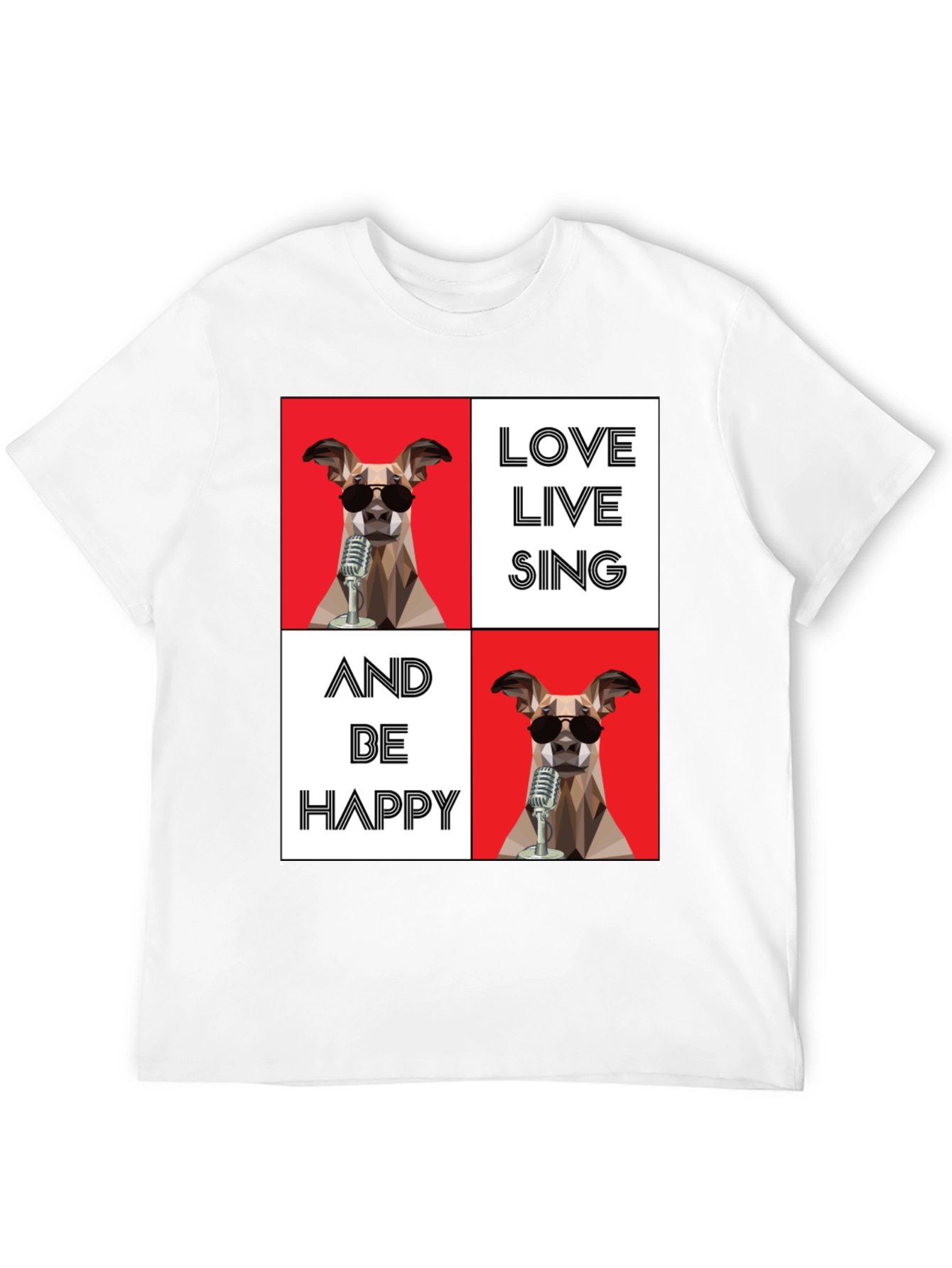 Love Live Sing Dog Graphic Tee