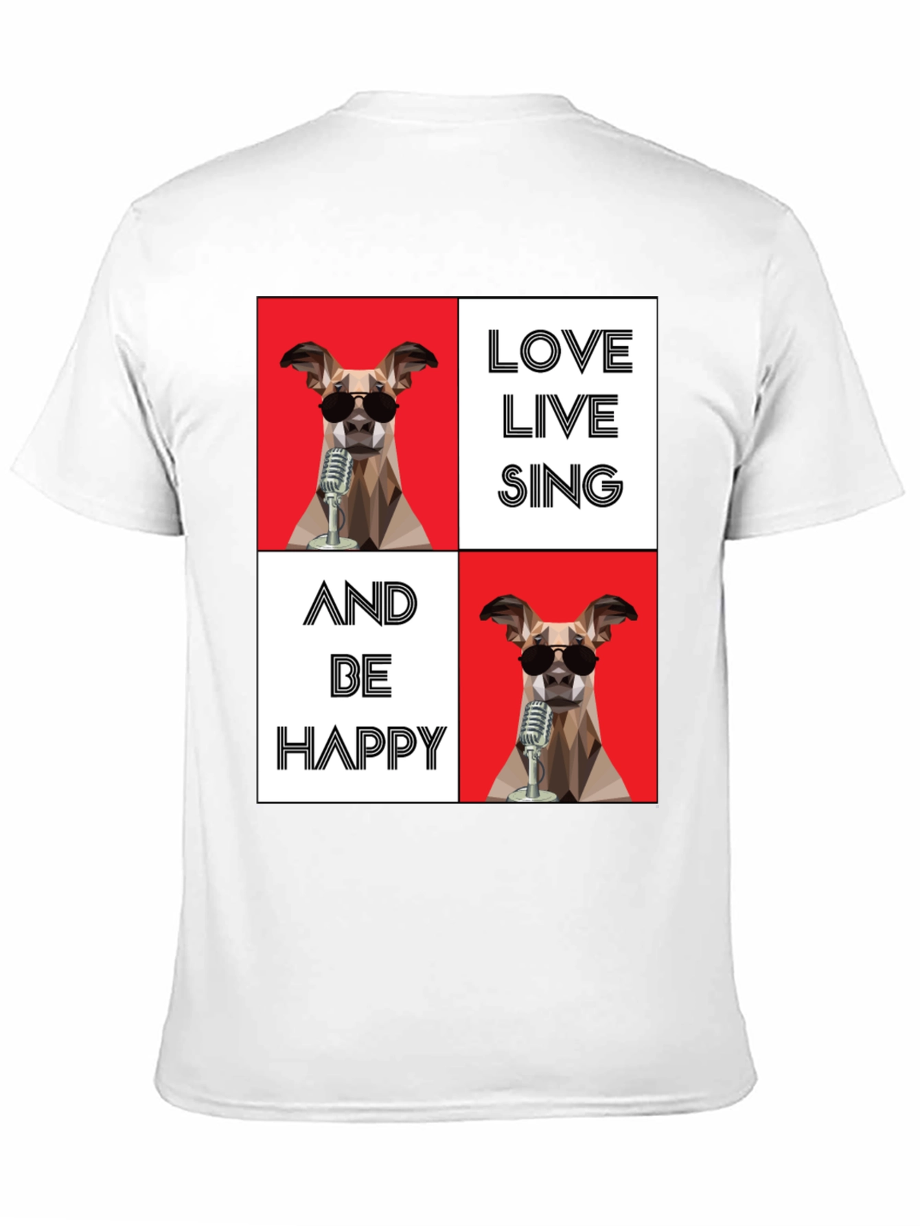 Love Live Sing Dog Graphic Tee