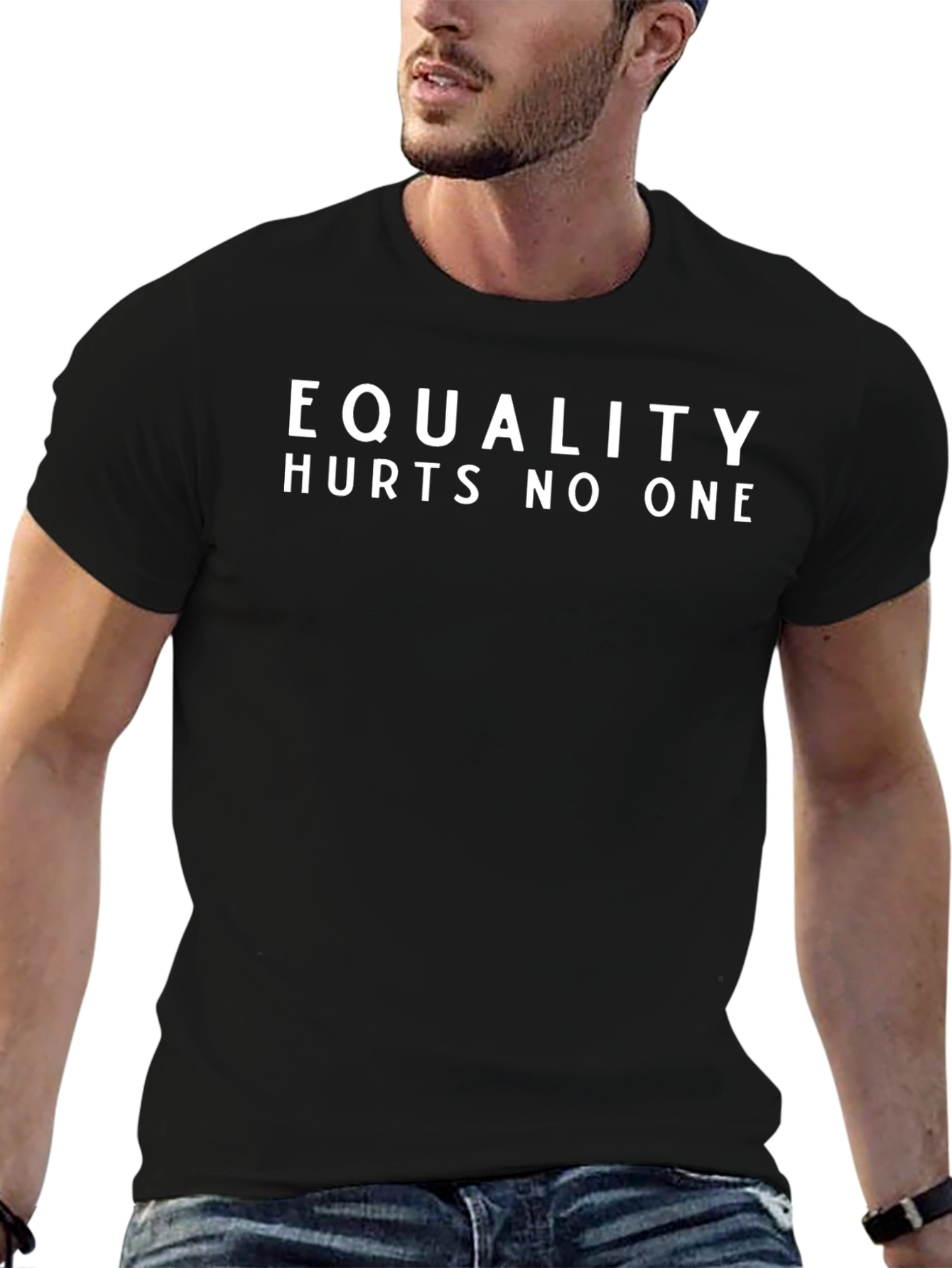 Equality Hurts No One Black T-Shirt