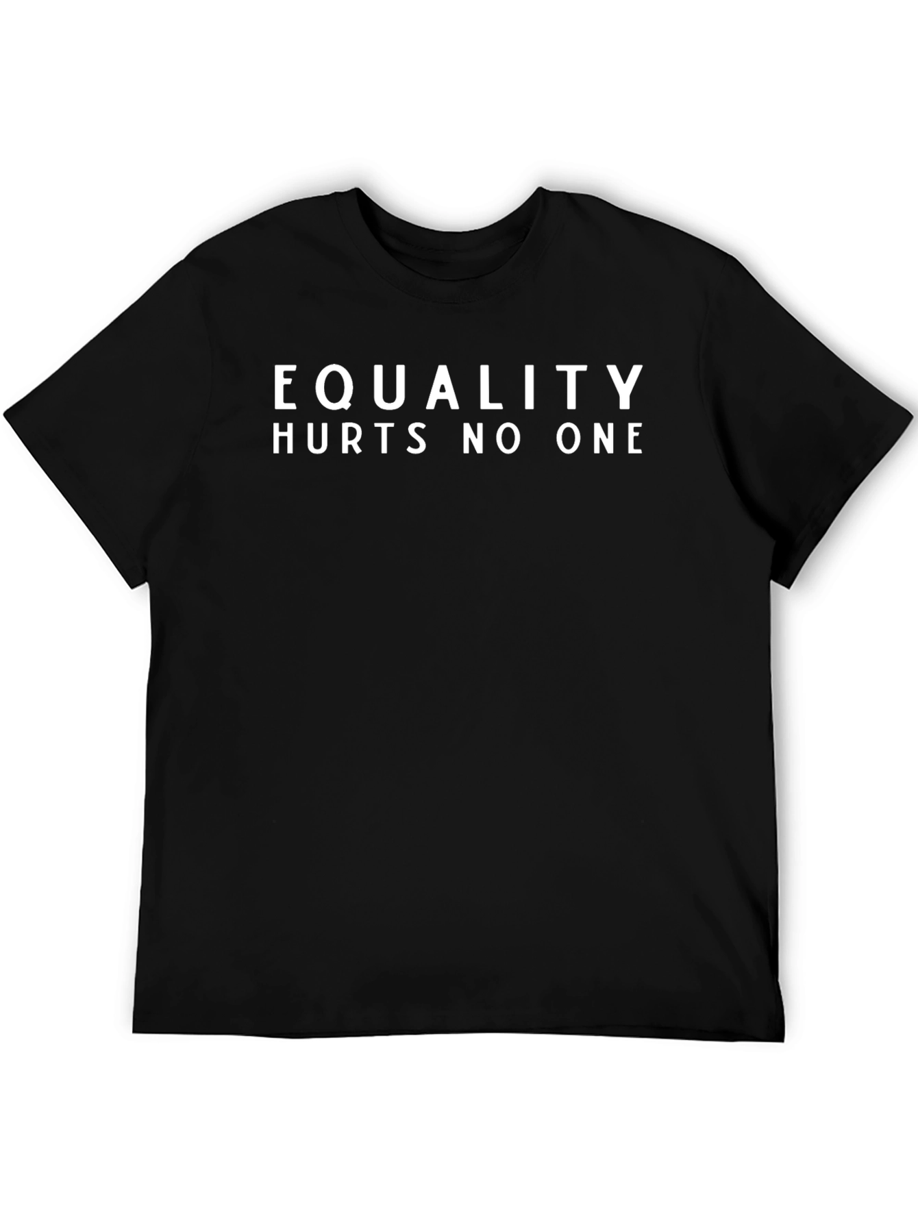 Equality Hurts No One Black T-Shirt
