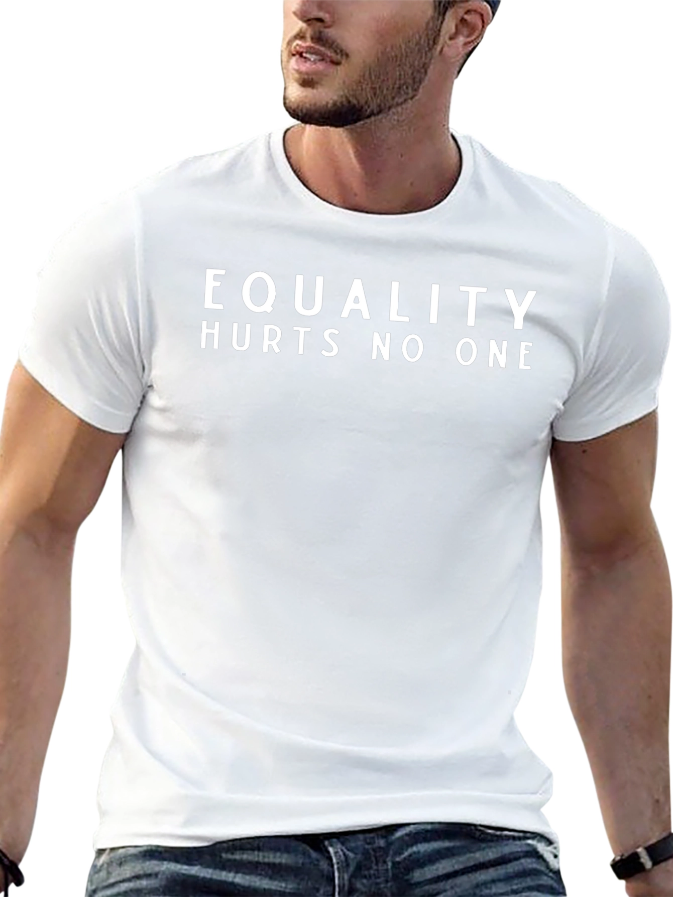Equality Hurts No One Black T-Shirt
