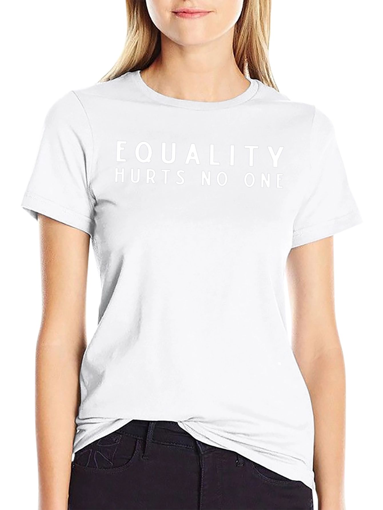 Equality Hurts No One Black T-Shirt