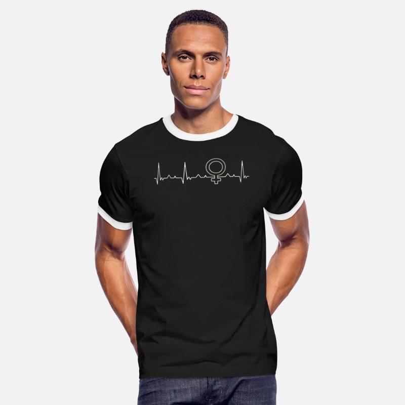Female Symbol Girl Power. Heart. Love. EKG. Pulse