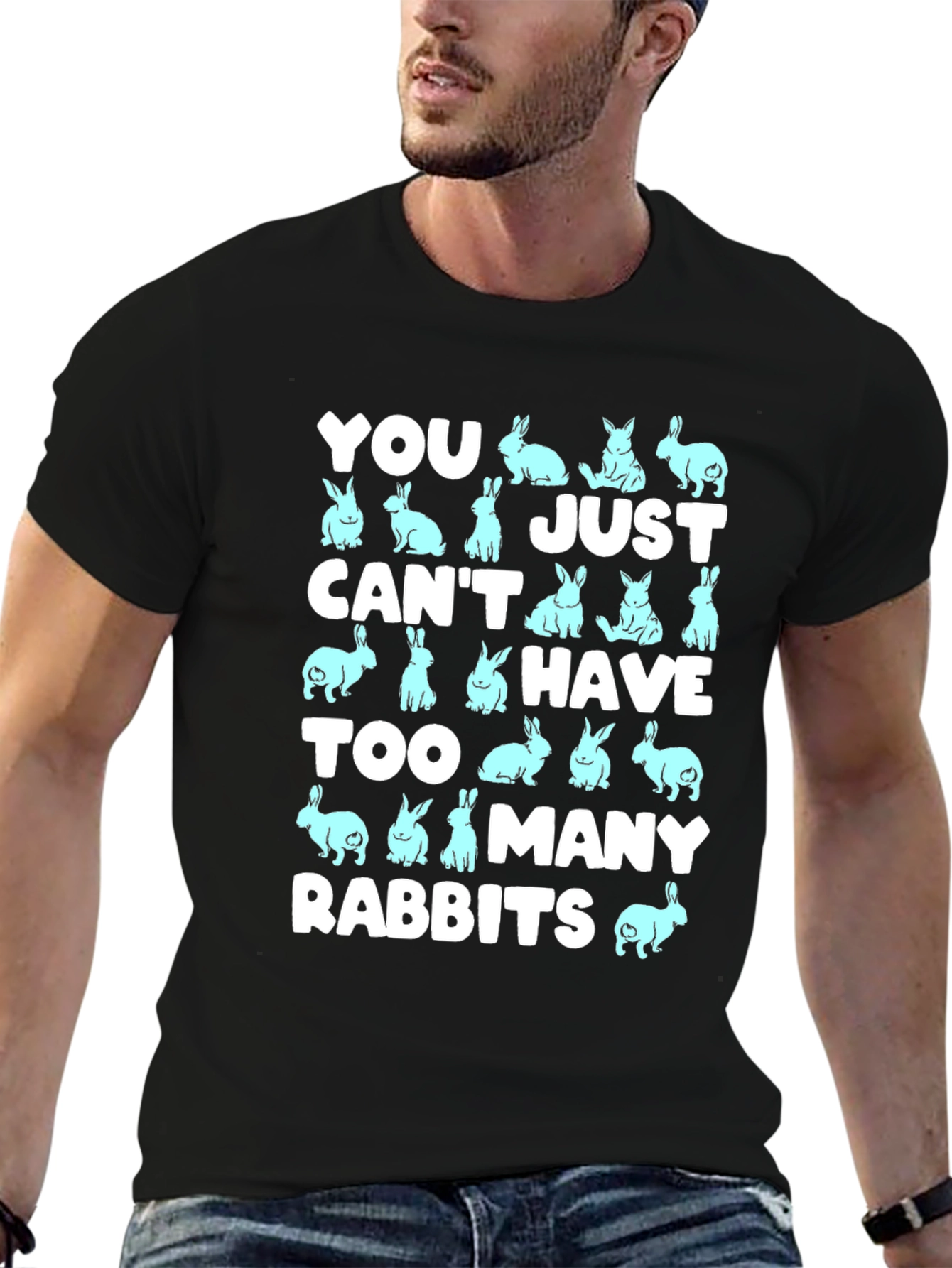 You Cant Have Too Many Rabbits Graphic Tee