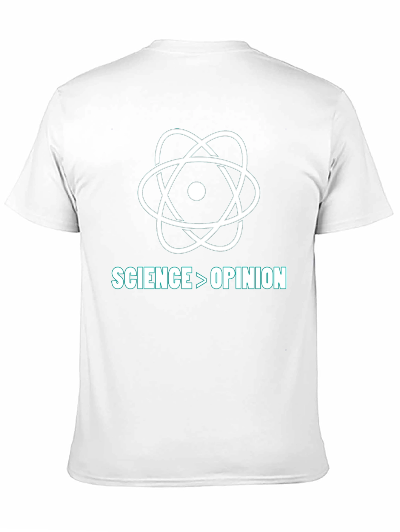 Science Over Opinion T-Shirt - Black Cotton Blend