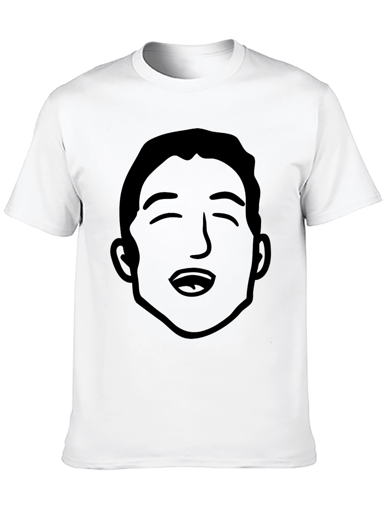 Funny Face Graphic Tee - Black