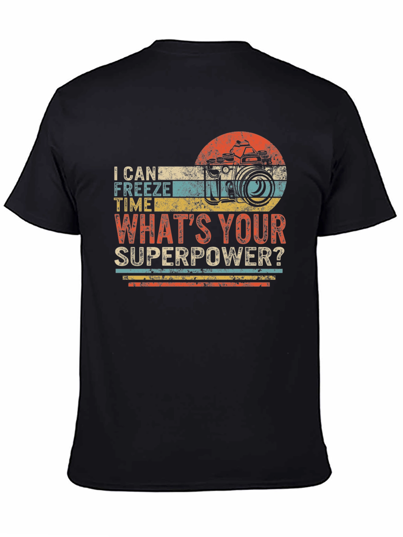 Funny Photography Superpower Graphic T-Shirt
