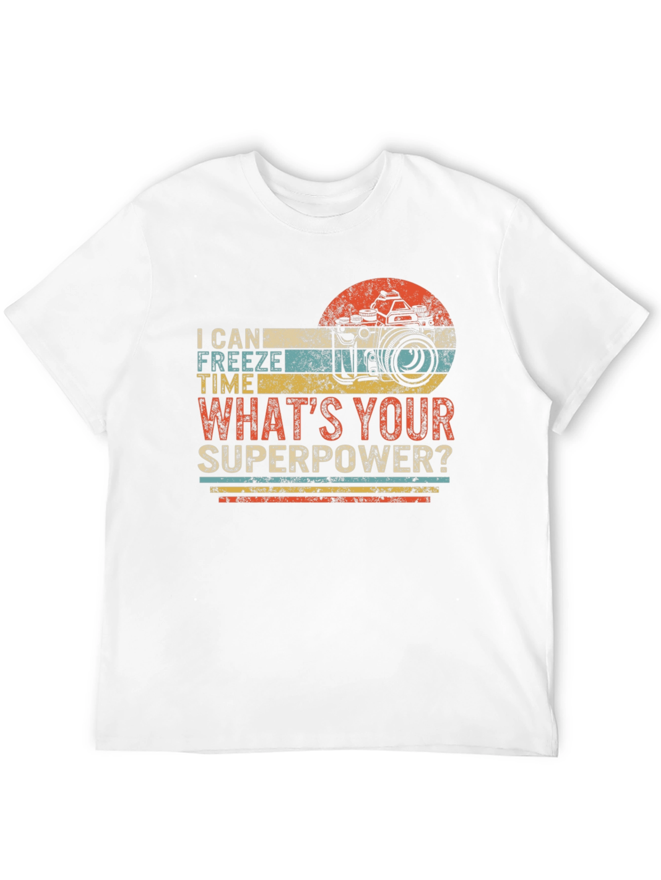Funny Photography Superpower Graphic T-Shirt