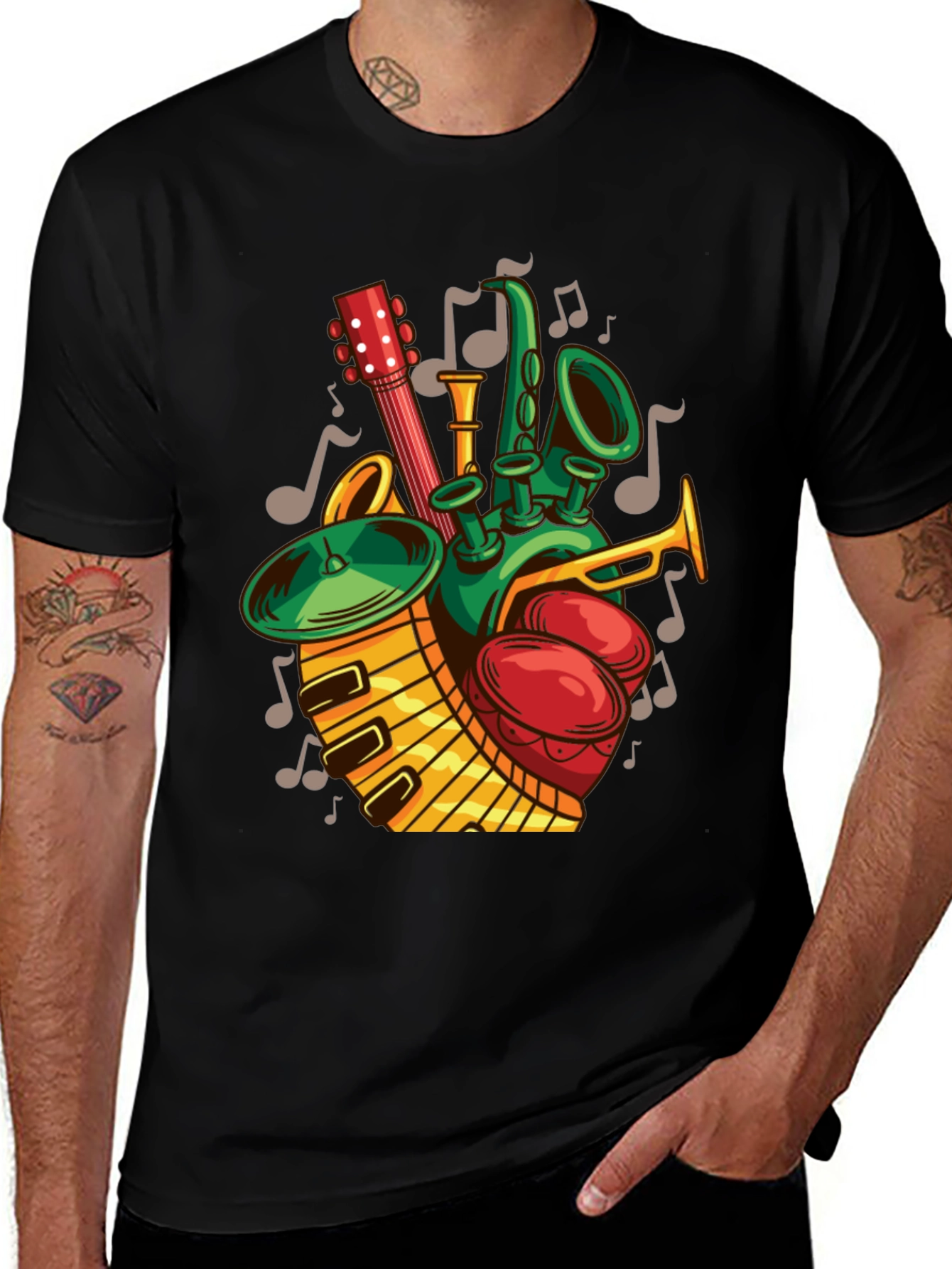 Musical Instruments Graphic Tee