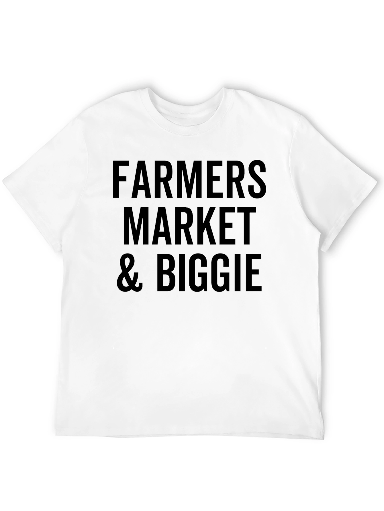 Farmers Market & Biggie T-Shirt - Black