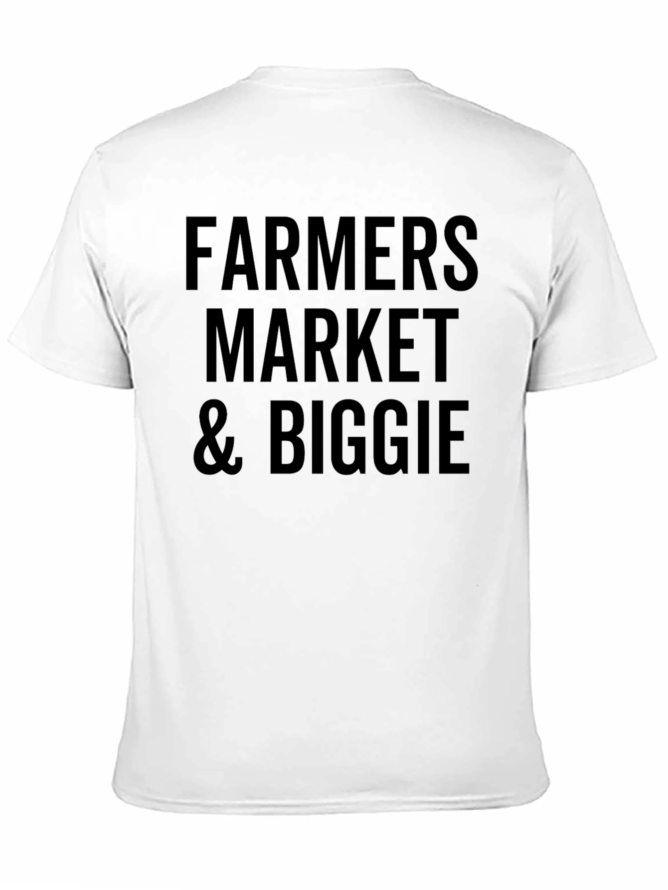 Farmers Market & Biggie T-Shirt - Black