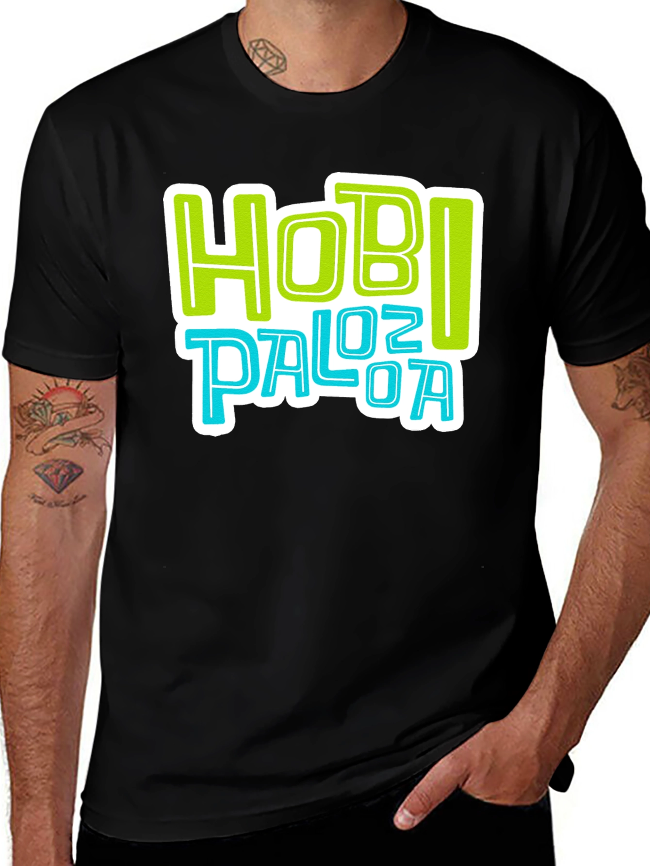 Hobi Paloza Black Graphic Tee