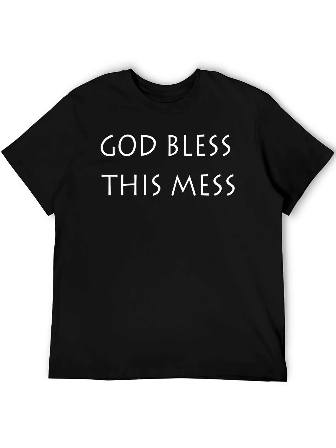God Bless This Mess Graphic Tee - Black