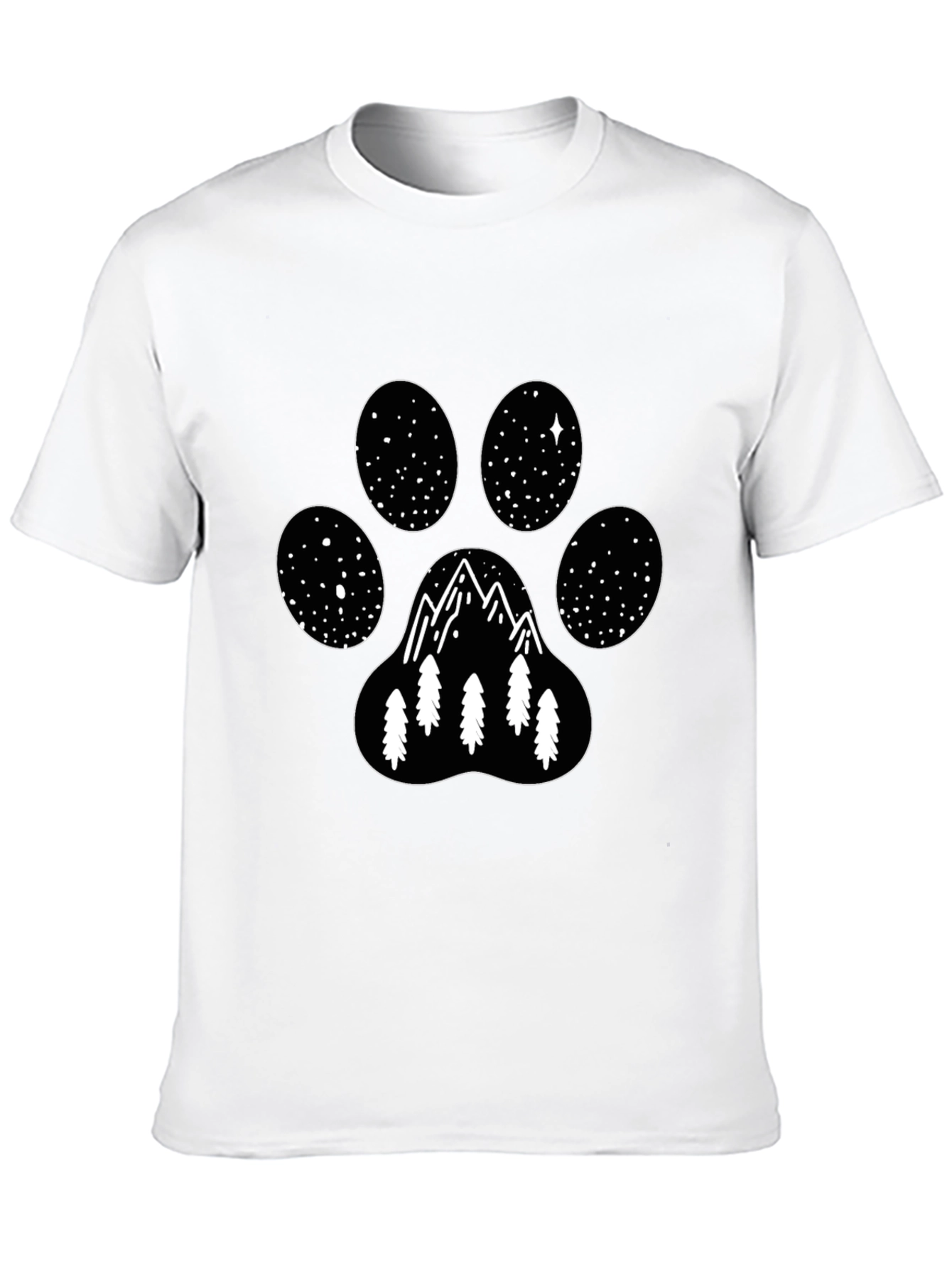 Mountain Paw Print T-Shirt