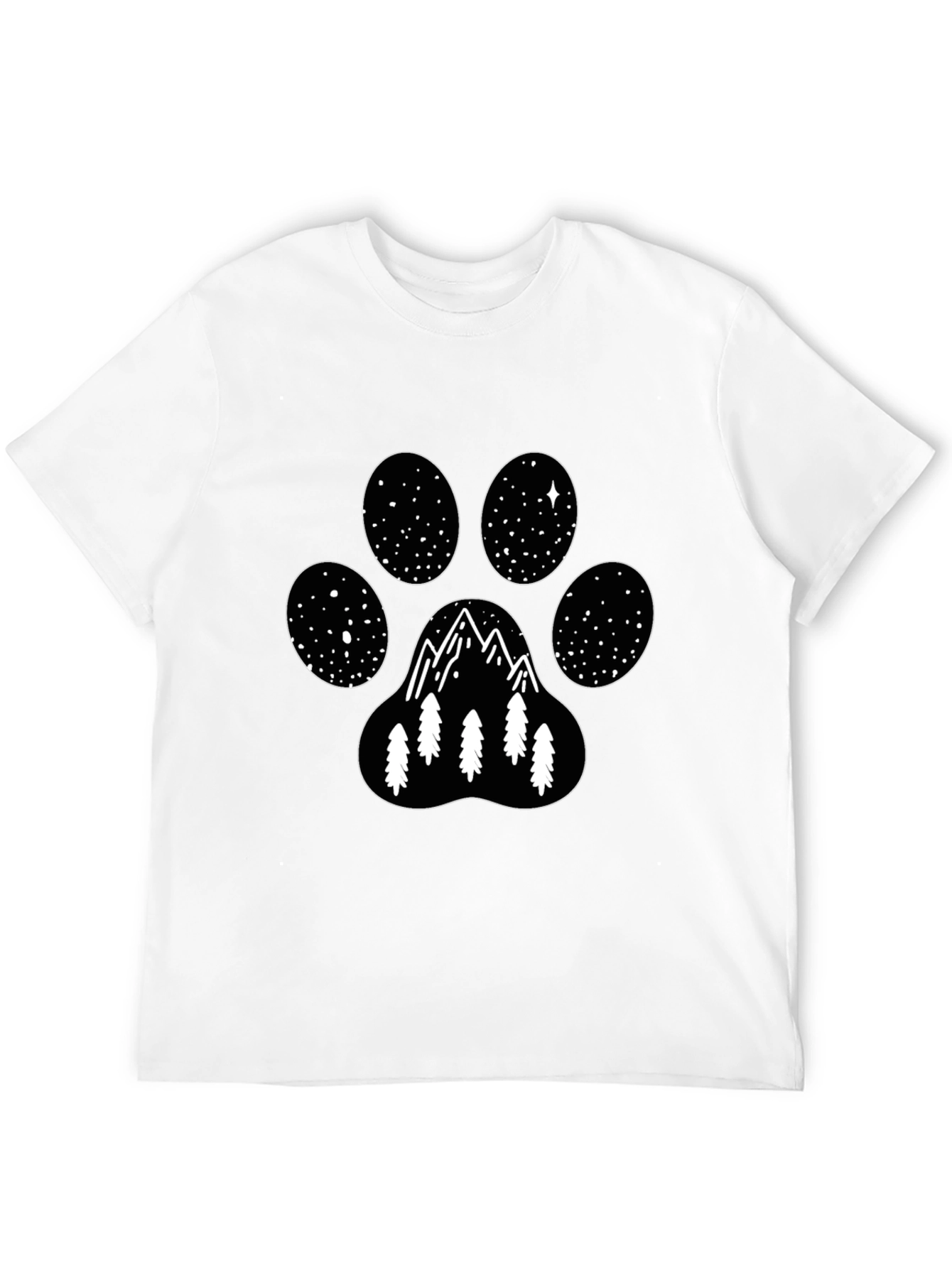 Mountain Paw Print T-Shirt