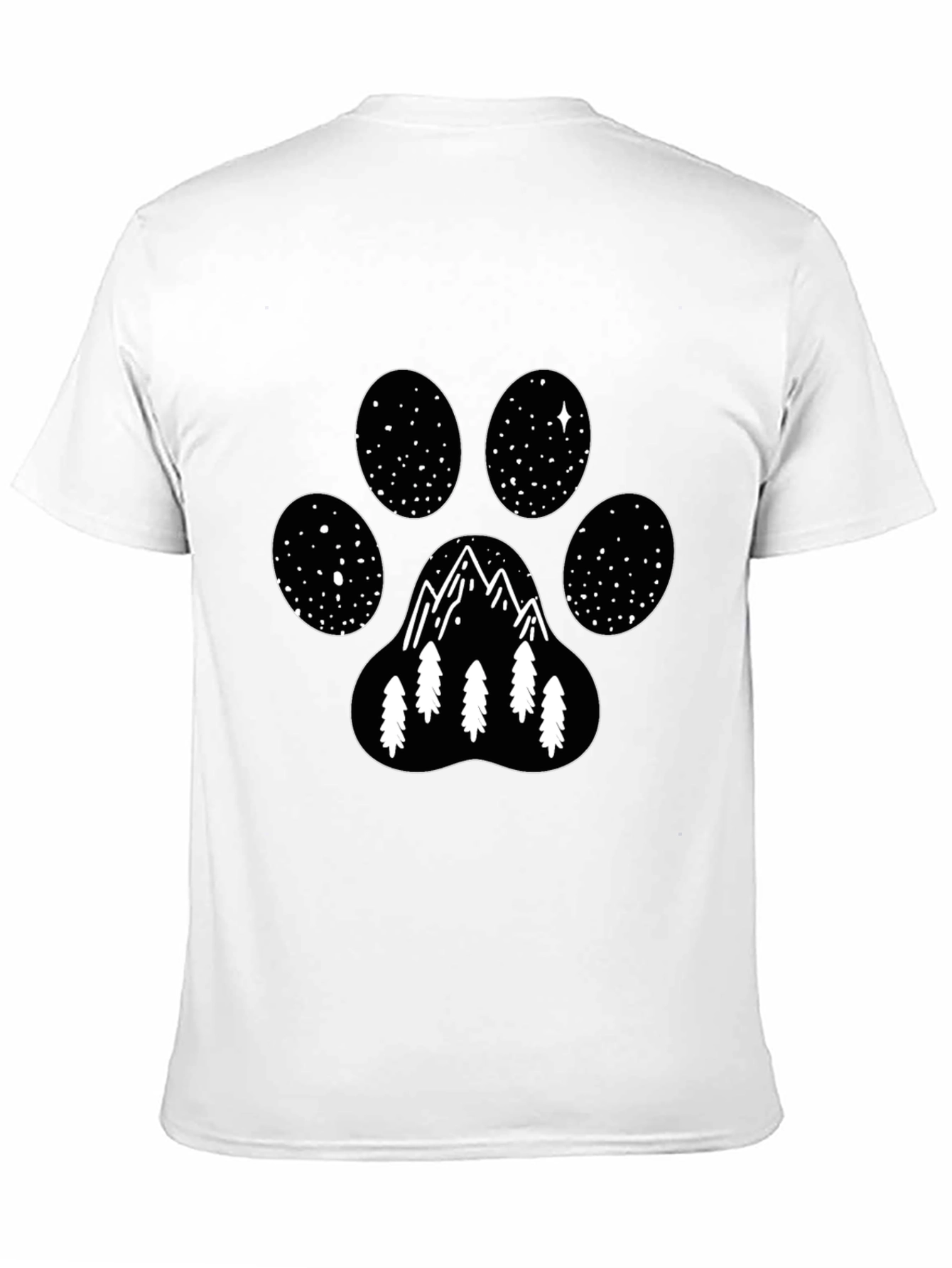 Mountain Paw Print T-Shirt