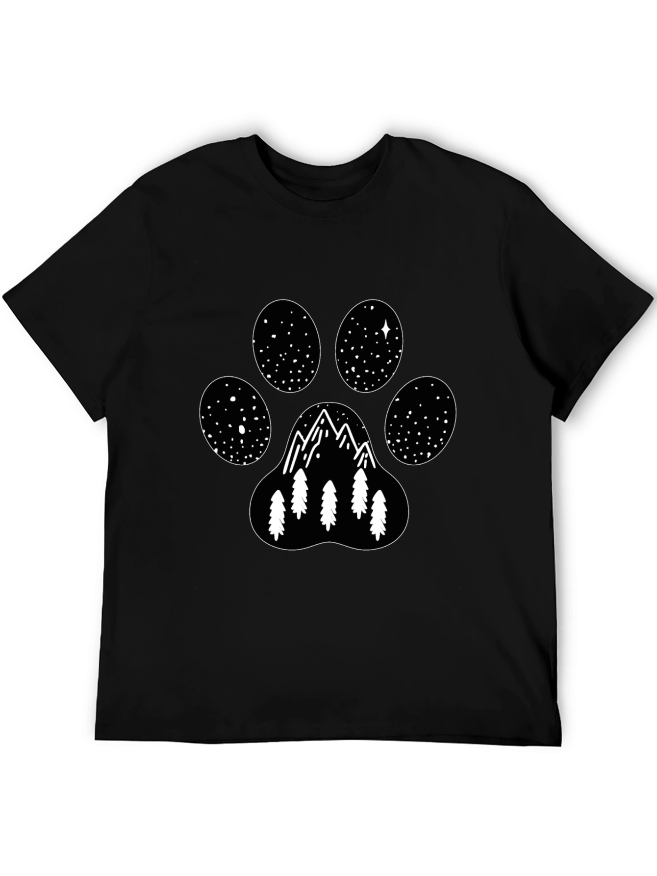 Mountain Paw Print T-Shirt