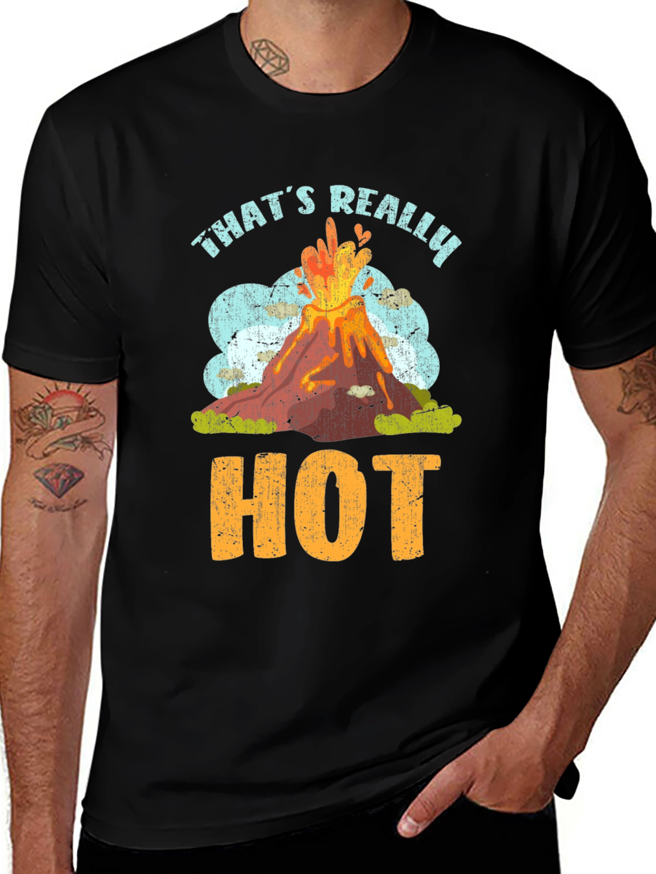 Thats Really Hot Volcano T-Shirt - Funny Graphic Tee