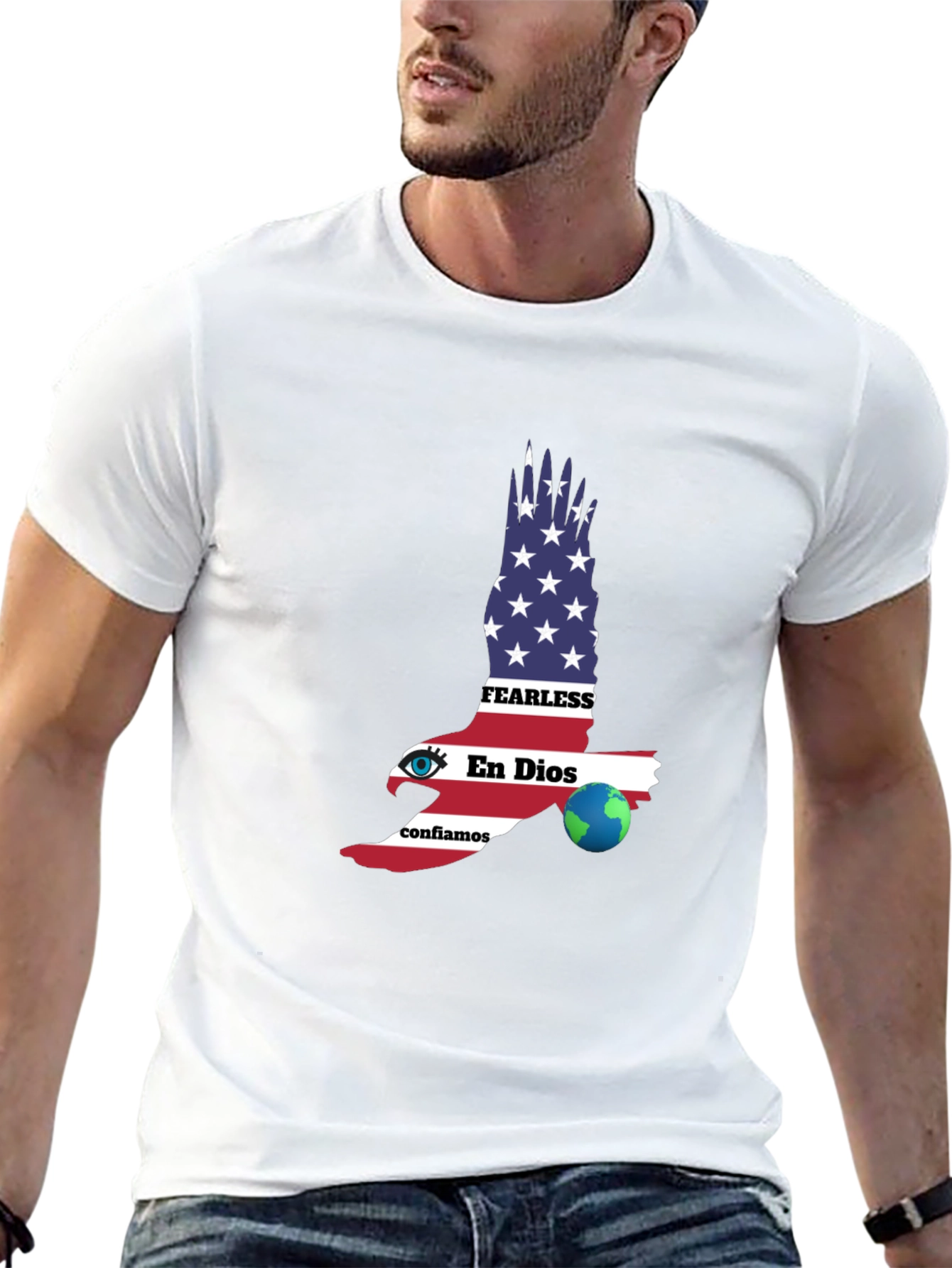Fearless in God Graphic T-Shirt