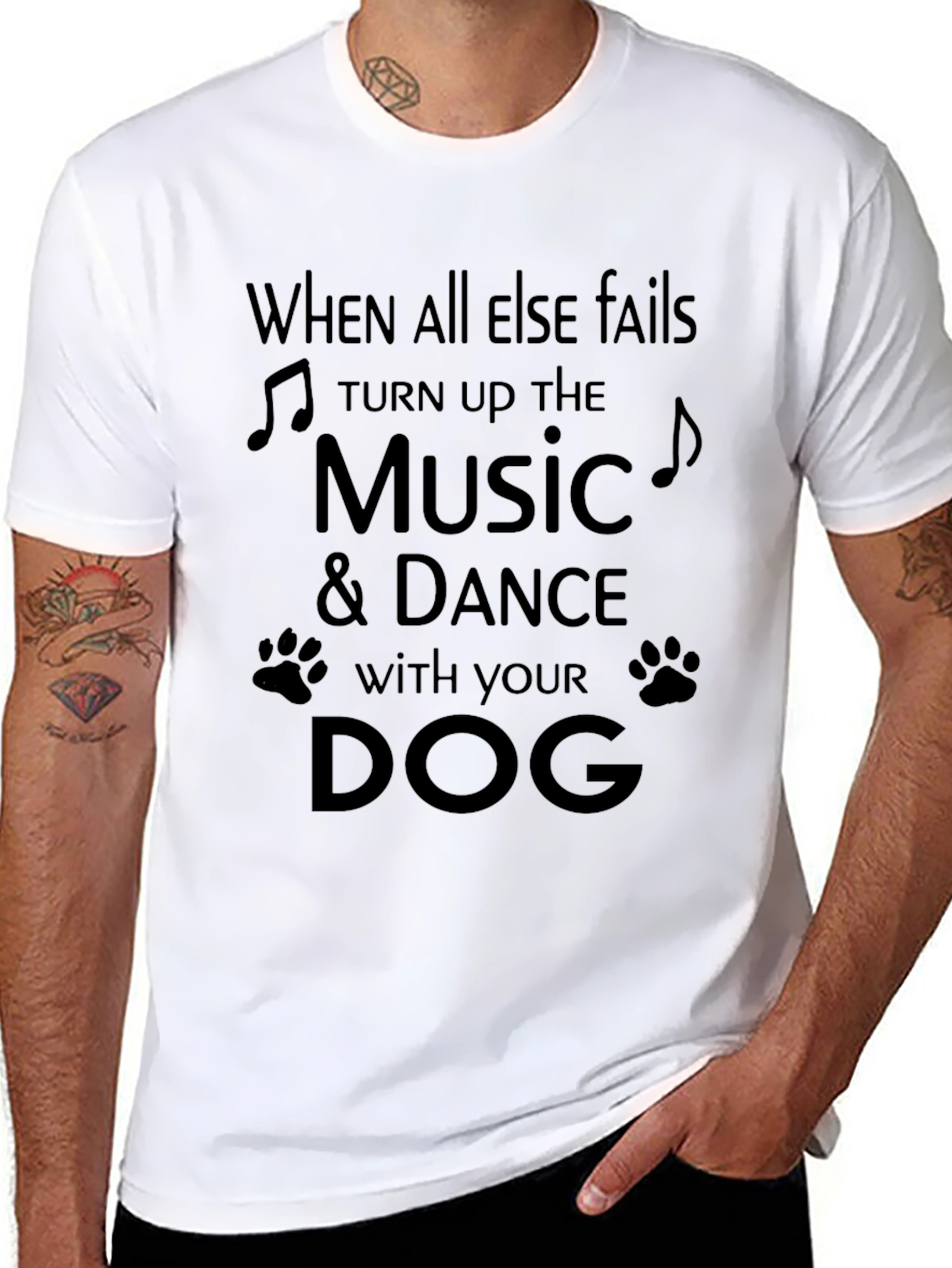 Music & Dance with Your Dog T-Shirt