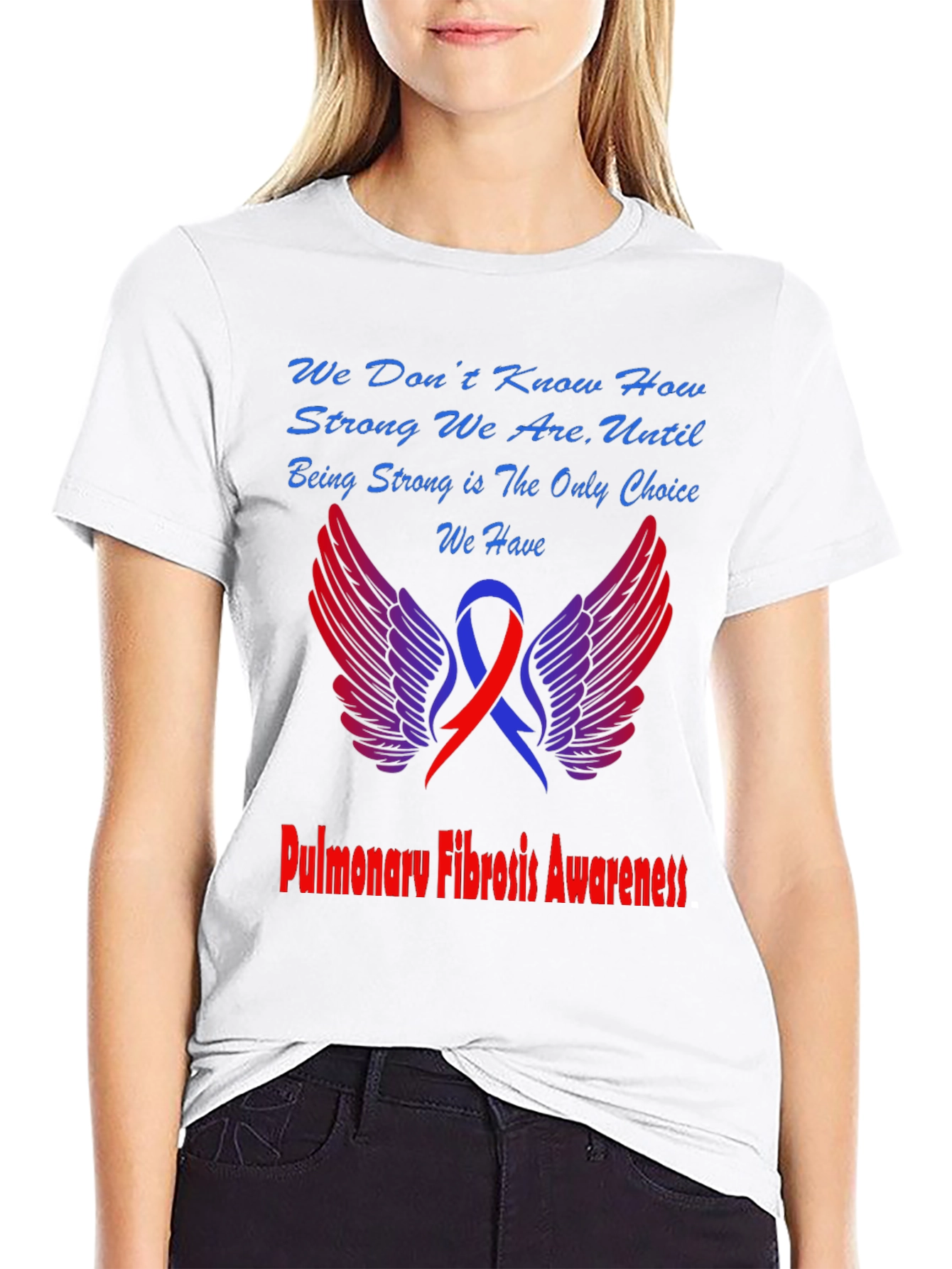 Pulmonary Fibrosis Awareness T-Shirt