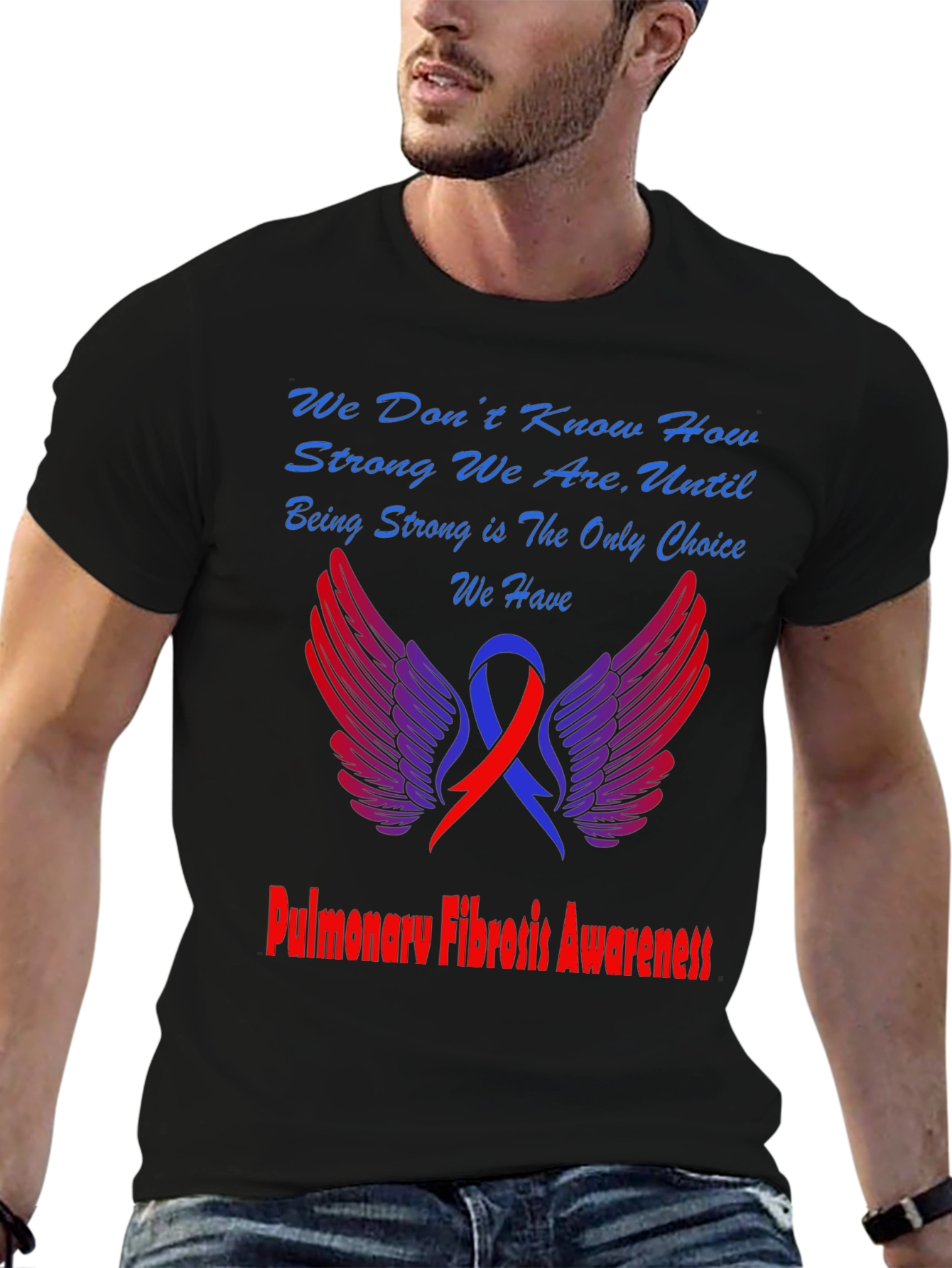 Pulmonary Fibrosis Awareness T-Shirt