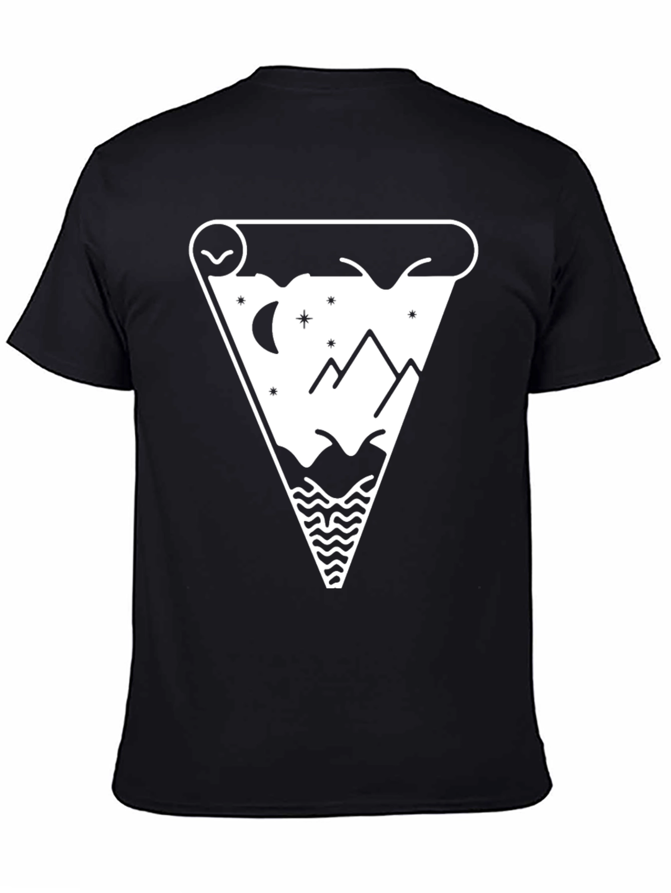 Mountainscape Pizza Slice Graphic Tee