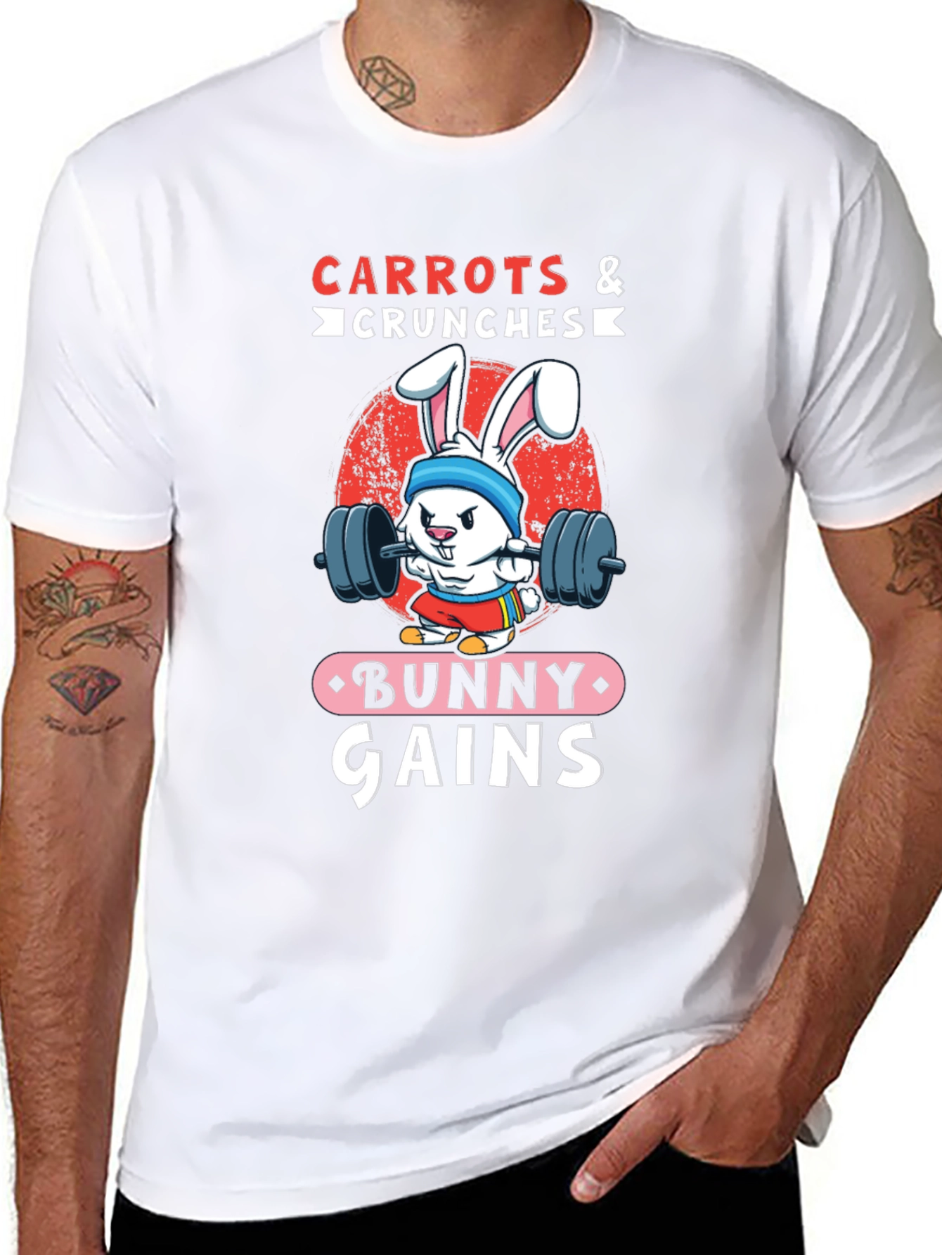 Bunny Gains T-Shirt - Carrots & Crunches