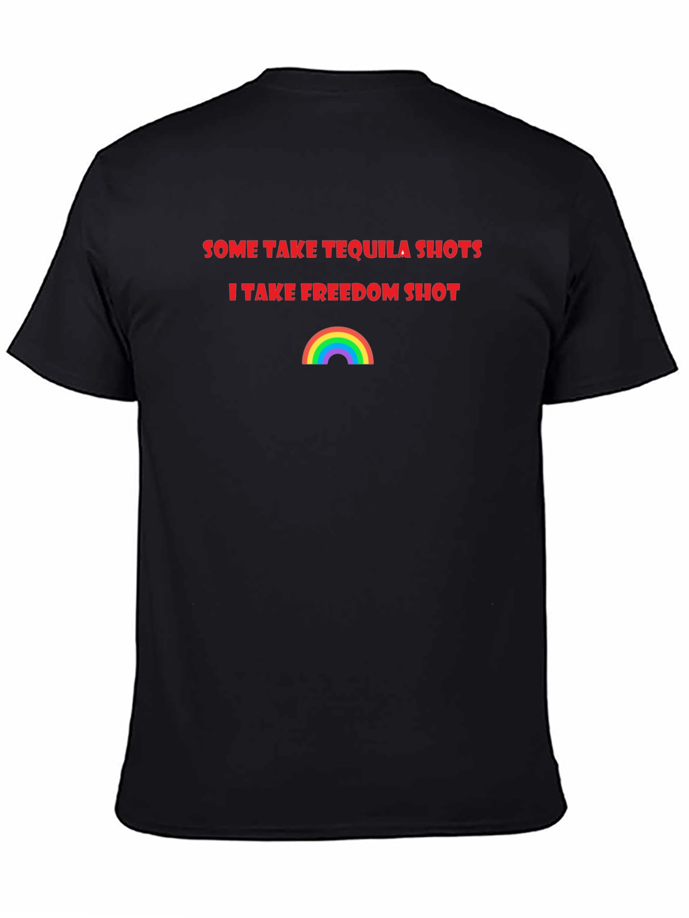 Freedom Shot Graphic Tee - Rainbow Pride T-Shirt