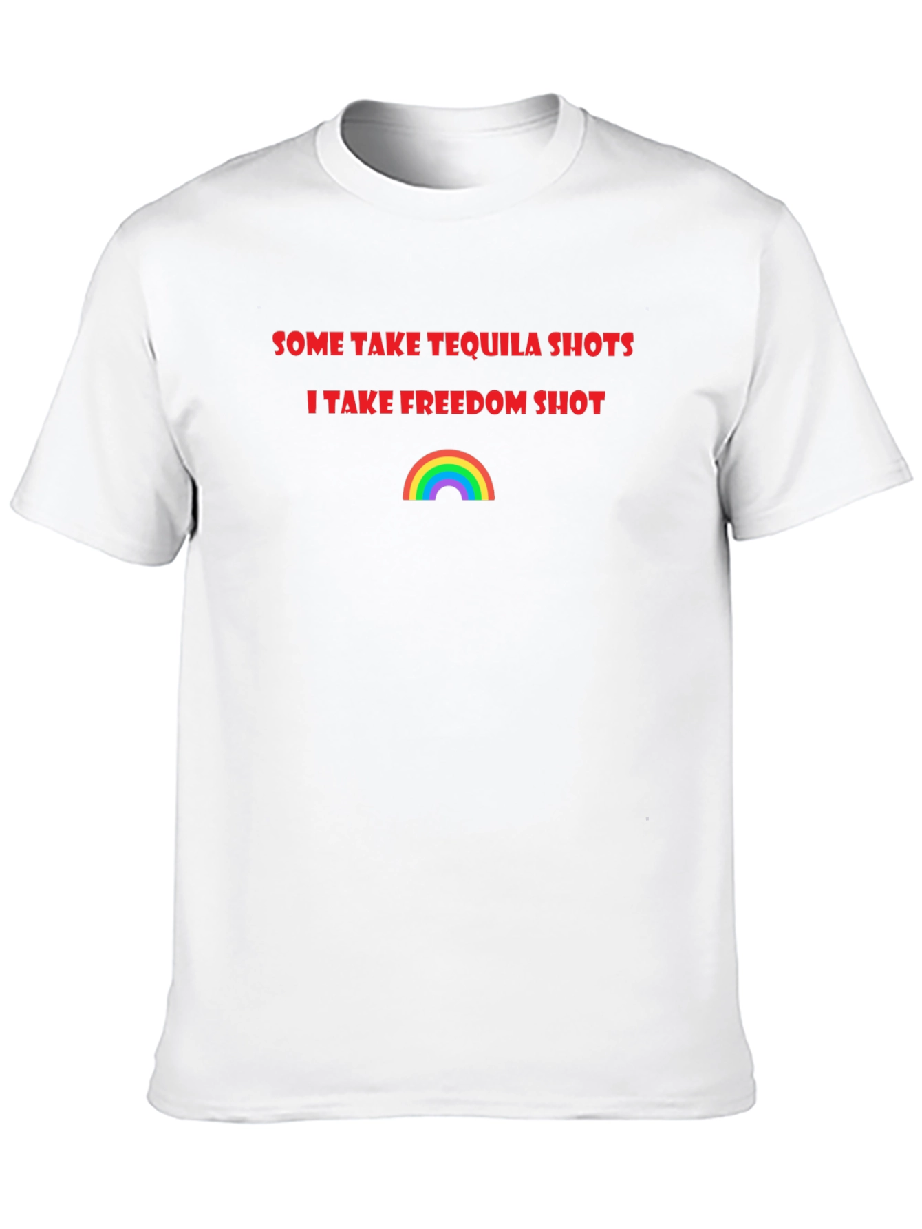 Freedom Shot Graphic Tee - Rainbow Pride T-Shirt