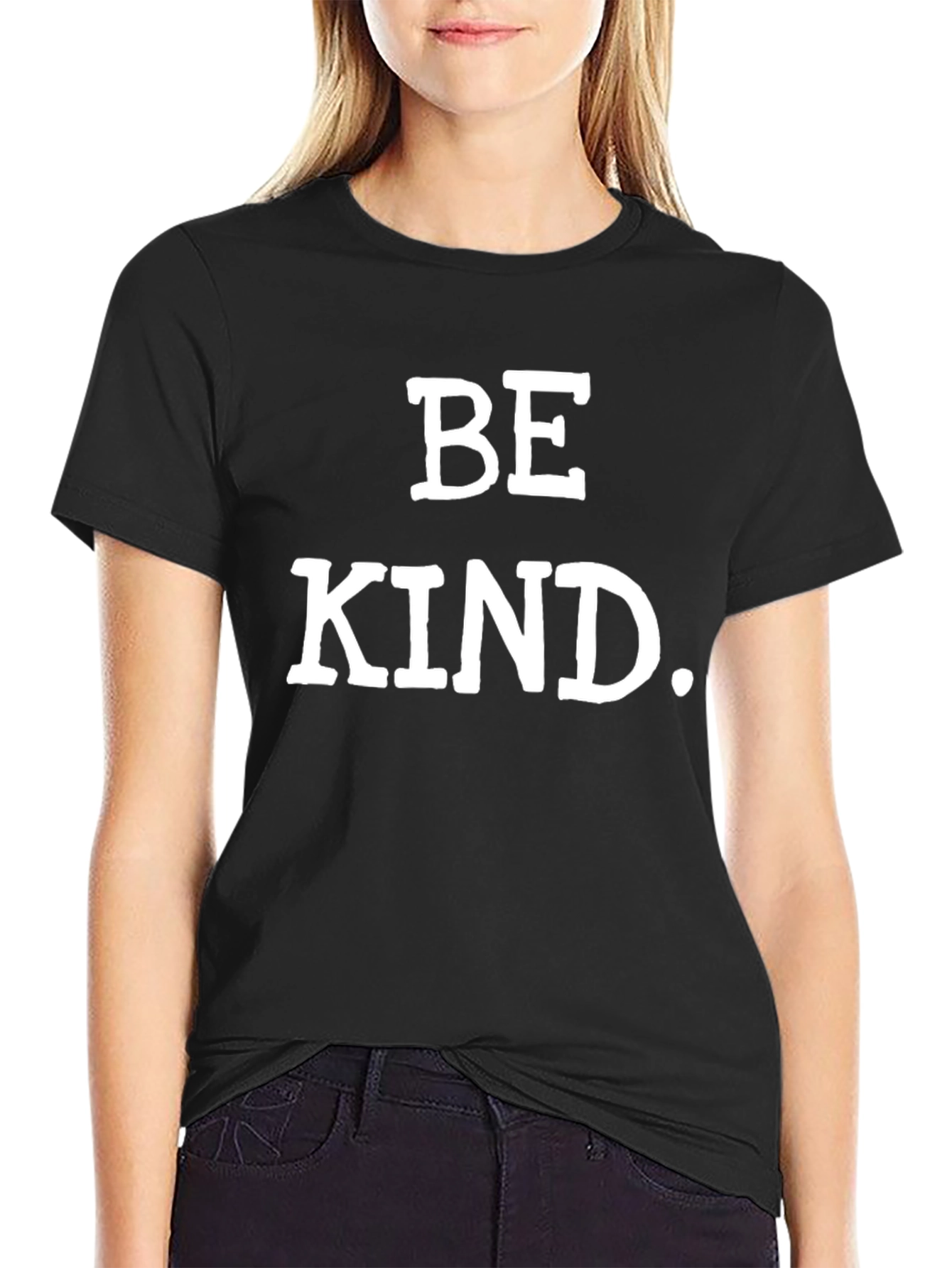 Be Kind Black Graphic T-Shirt