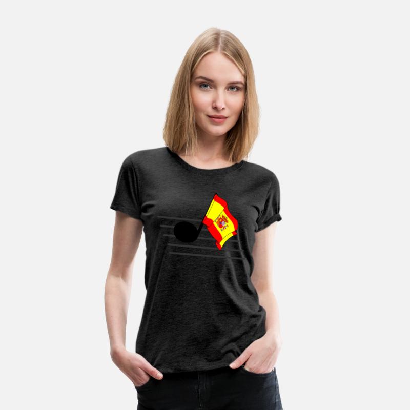 Flag music tone flag Spain