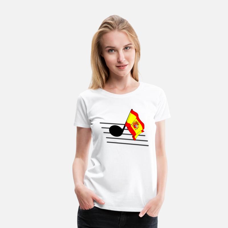 Flag music tone flag Spain