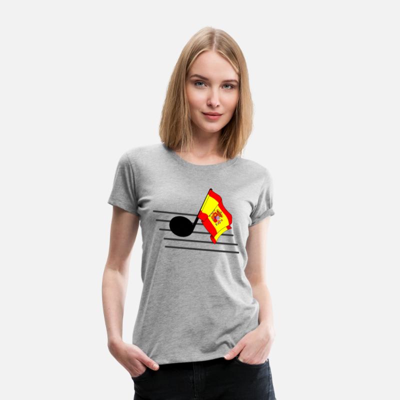 Flag music tone flag Spain